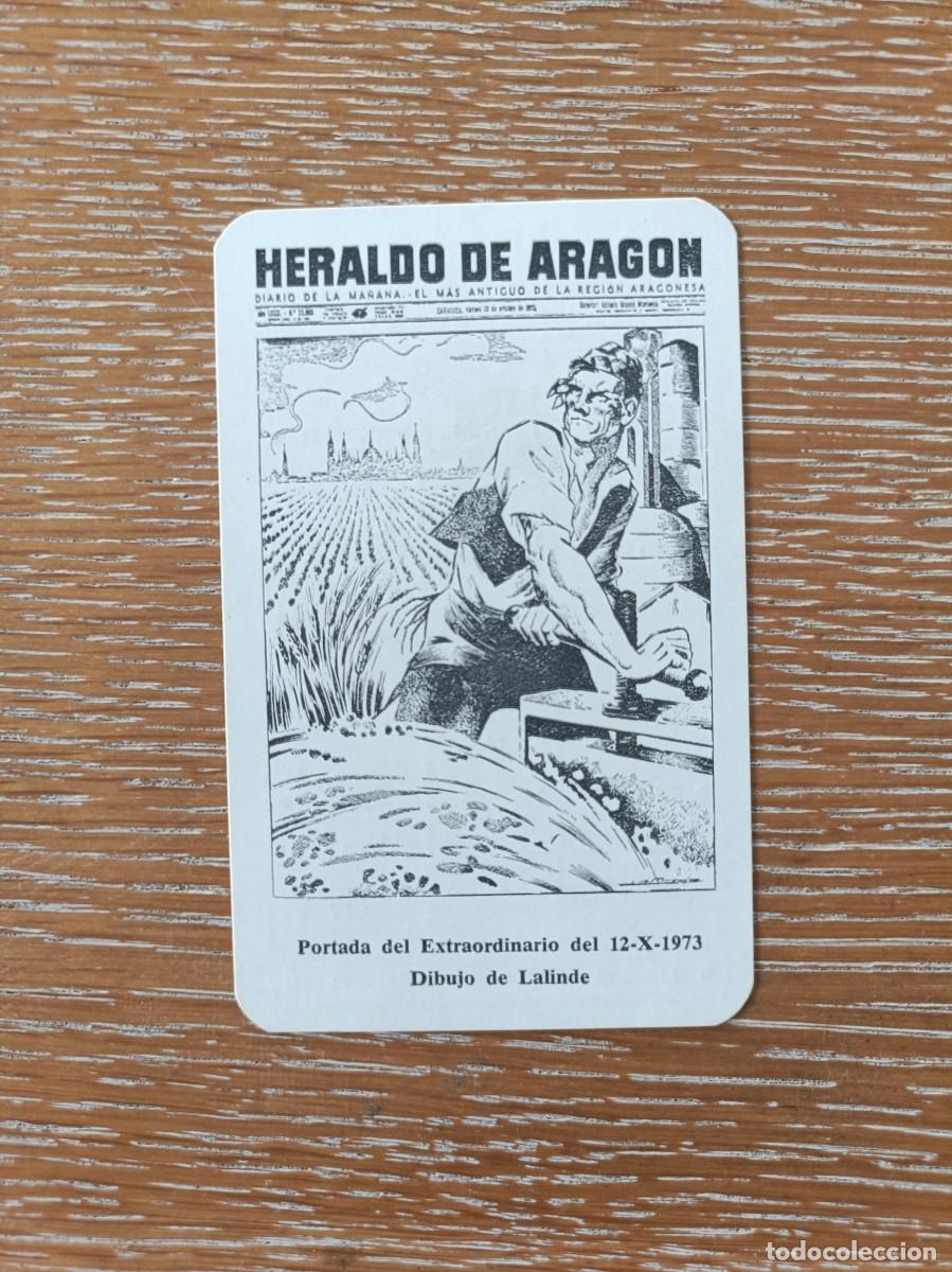Sammeln von Kalendern: CALENDARIO BOLSILLO - A&Ntilde;O 1974 - HERALDO DE ARAG&Oacute;N - PERI&Oacute;DICO - DIARIO