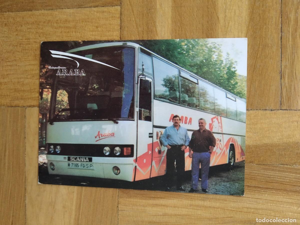 Sammeln von Kalendern: CALENDARIO PUBLICITARIO AUTOPULLMANS ARABA GIPUZKOA AUTOBUS BUS SCANIA VER FOTOS
