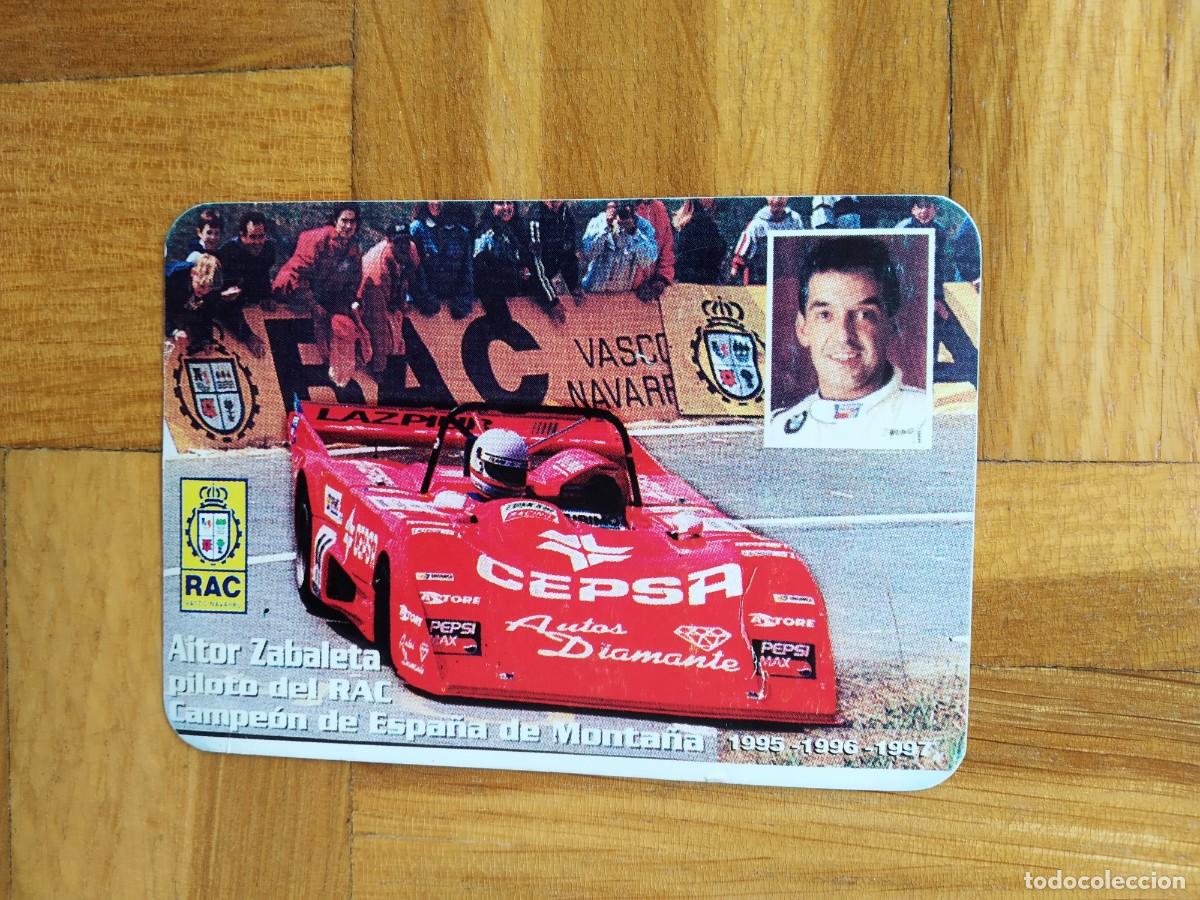 Sammeln von Kalendern: CALENDARIO AITOR ZABALETA PILOTO DEL RAC COCHES RALLY CAMPEON DE ESPA&Ntilde;A DE MONTA&Ntilde;A A&Ntilde;O 1998 VER