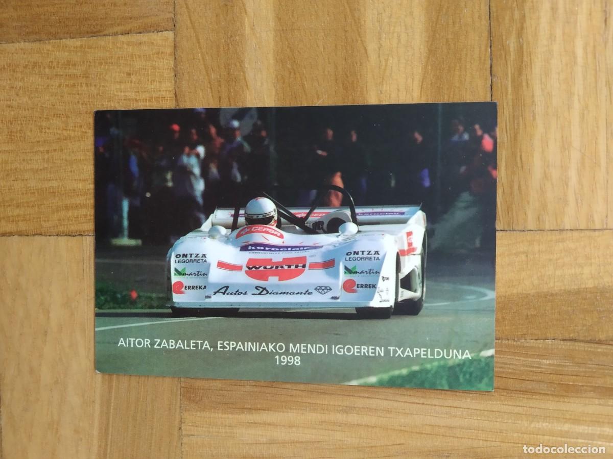 Sammeln von Kalendern: CALENDARIO AITOR ZABALETA COCHES RALLY CAMPEON DE ESPA&Ntilde;A DE MONTA&Ntilde;A A&Ntilde;O 1998 VER