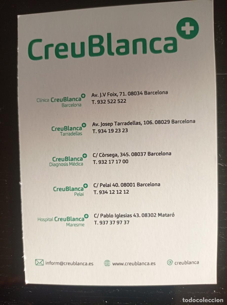 Coleccionismo Calendarios: CALENDARIO PUBLICITARIO. CREU BLANCA. A&Ntilde;O 2026