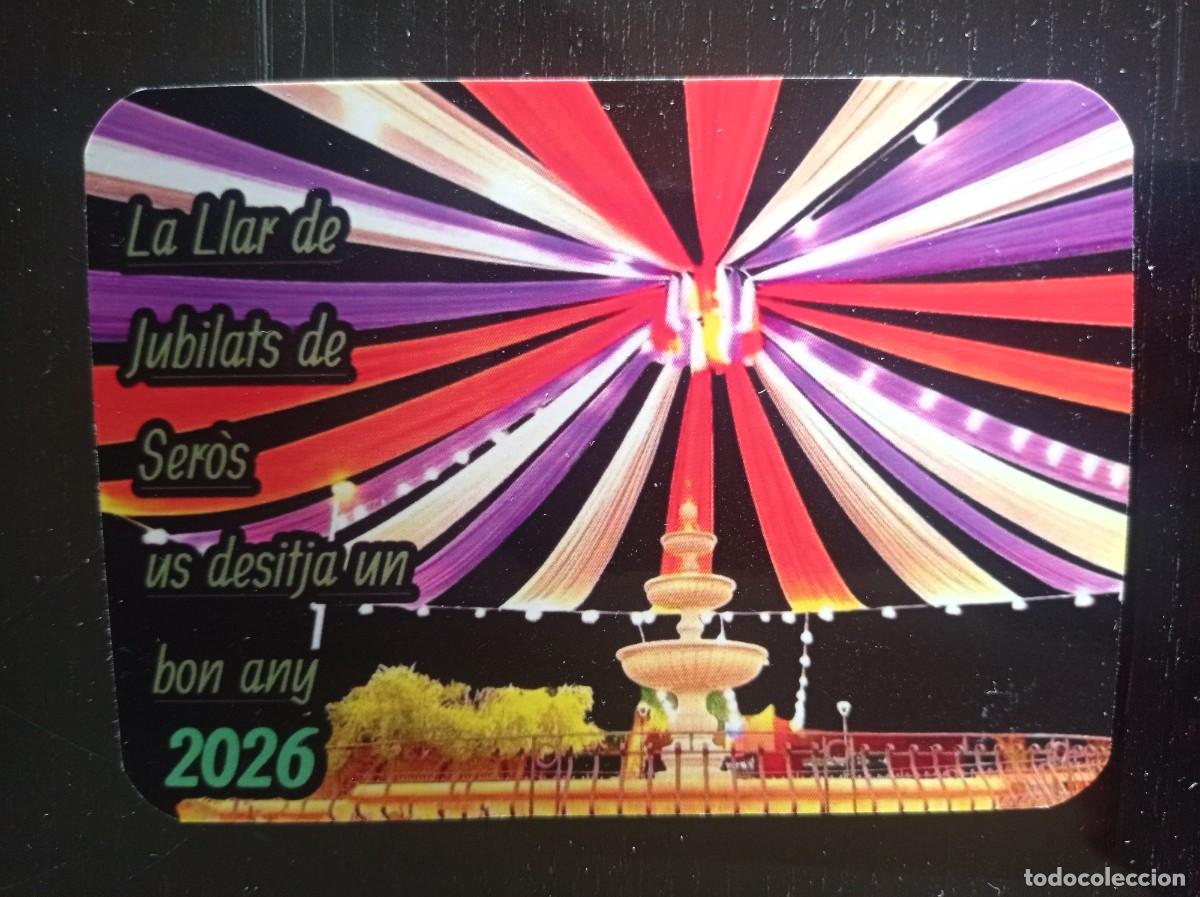 Collezionismo Calendari: CALENDARIO PUBLICITARIO. LLAR DE JUBILATS DE SEROS. A&Ntilde;O 2026