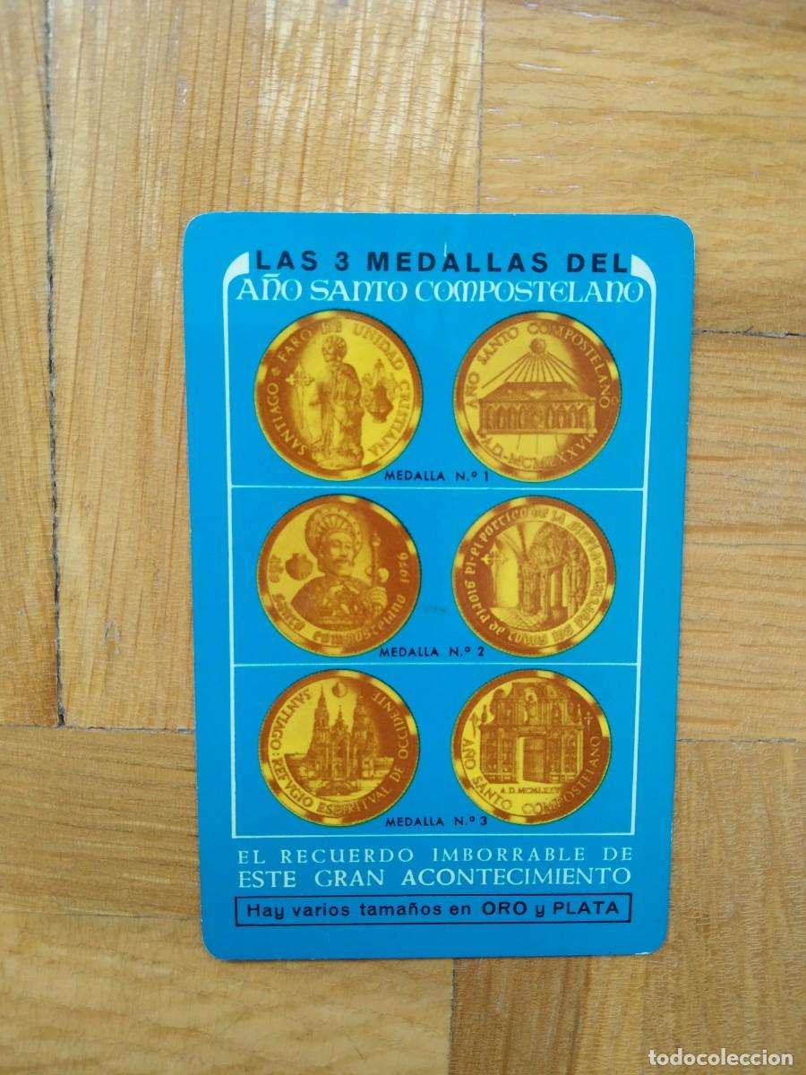 Collectables Calendars: CALENDARIO FOURNIER CAJA DE AHORROS DE CADIZ LAS 3 MEDALLAS DEL A&Ntilde;O SANTO COMPOSTELANO A&Ntilde;O 1976 VER