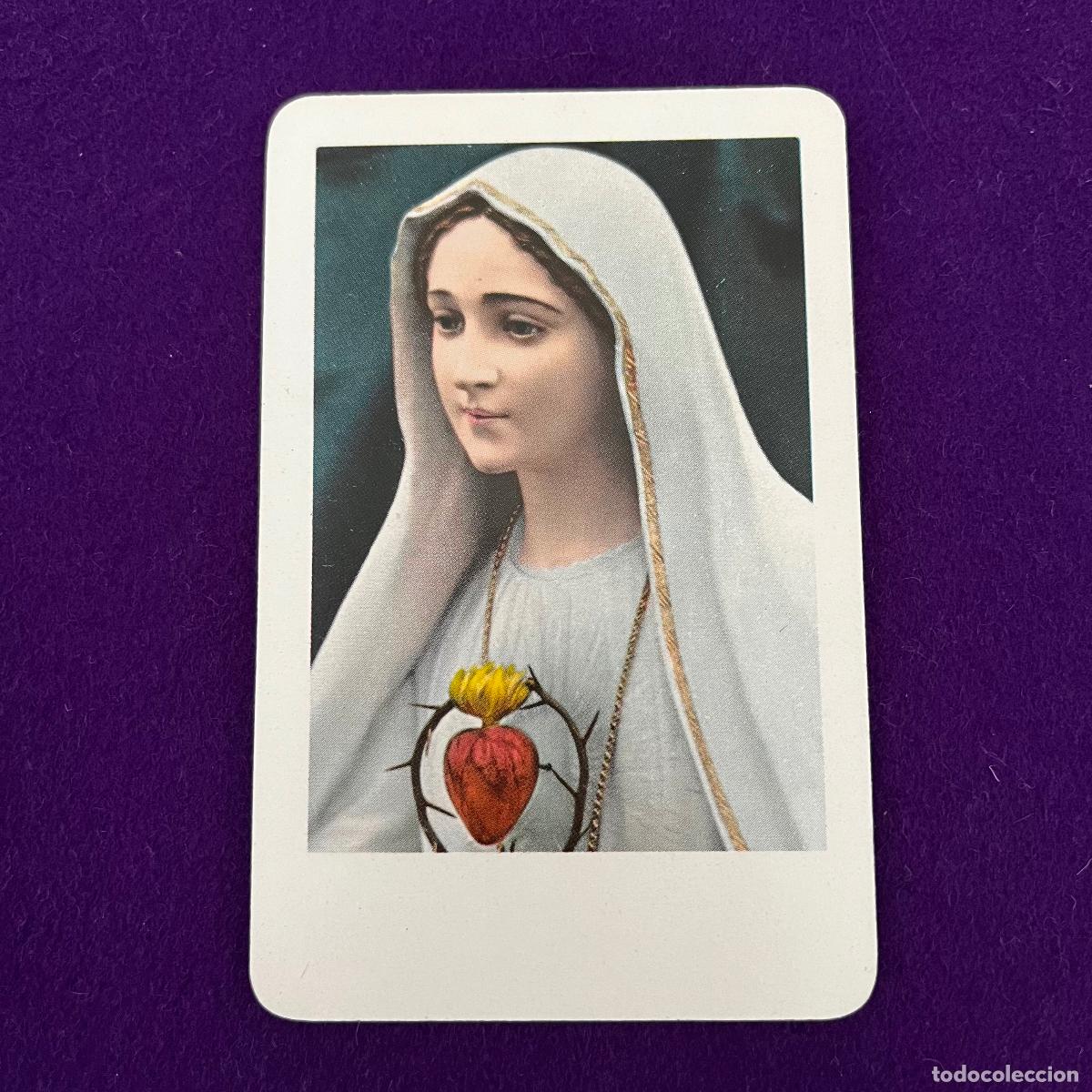 Collezionismo Calendari: CALENDARIO FOURNIER. VIRGEN. CORAZON DE MARIA. EN PORTUGUES. 1961.