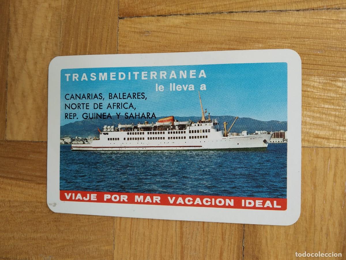 Collectables Calendars: CALENDARIO FOURNIER TRASMEDITERRANEA A&Ntilde;O 1971 VER FOTOS