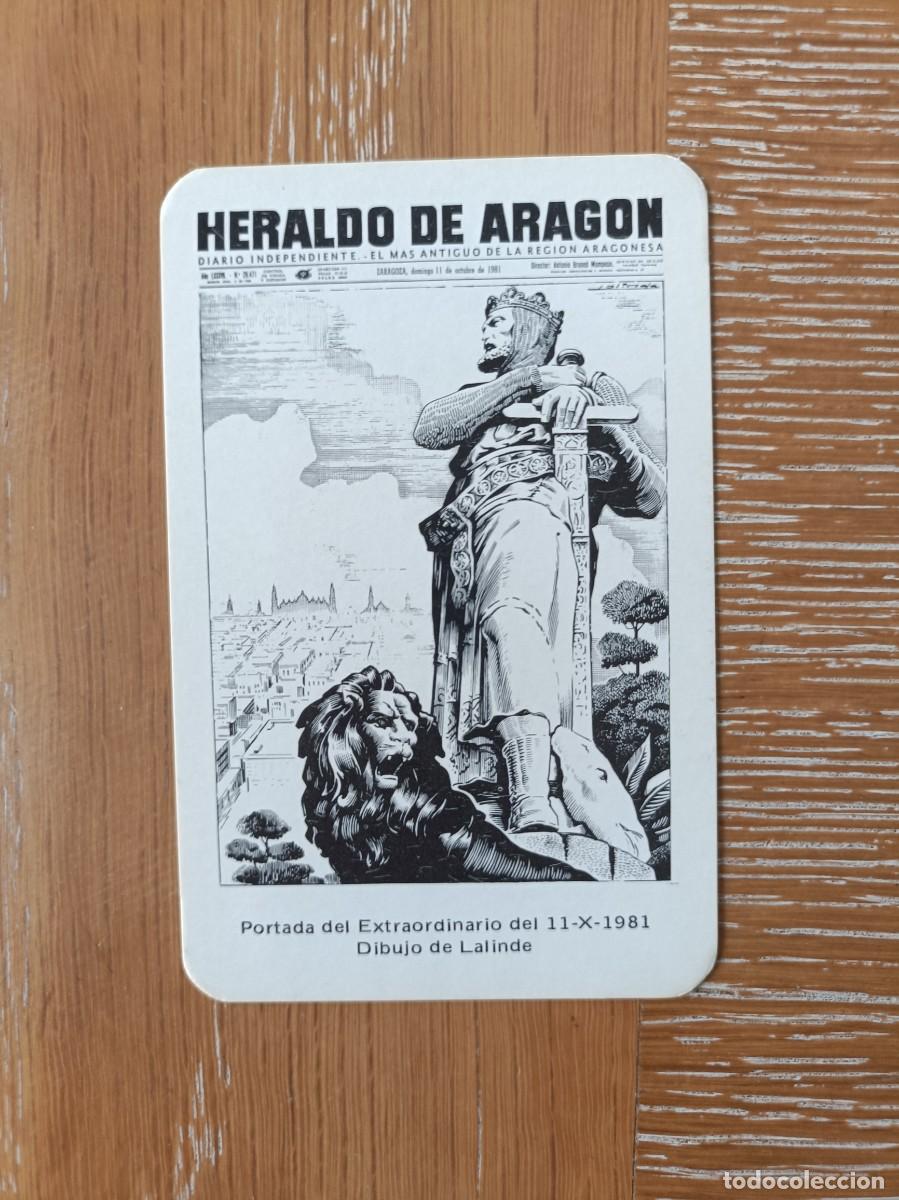 Collectionnisme Calendriers: CALENDARIO BOLSILLO - A&Ntilde;O 1982 - HERALDO DE ARAG&Oacute;N - PERI&Oacute;DICO - DIARIO
