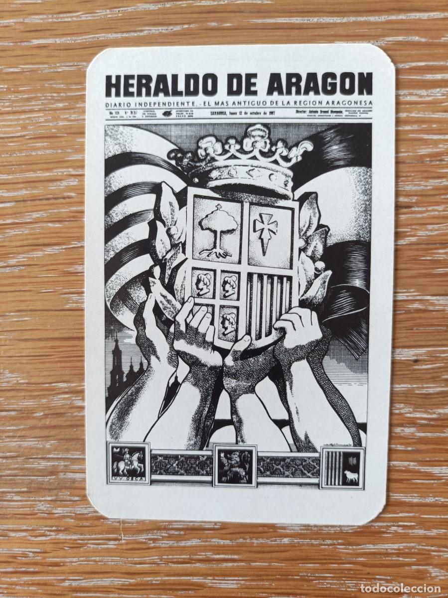 Sammeln von Kalendern: CALENDARIO BOLSILLO - A&Ntilde;O 1988 - HERALDO DE ARAG&Oacute;N - PERI&Oacute;DICO - DIARIO