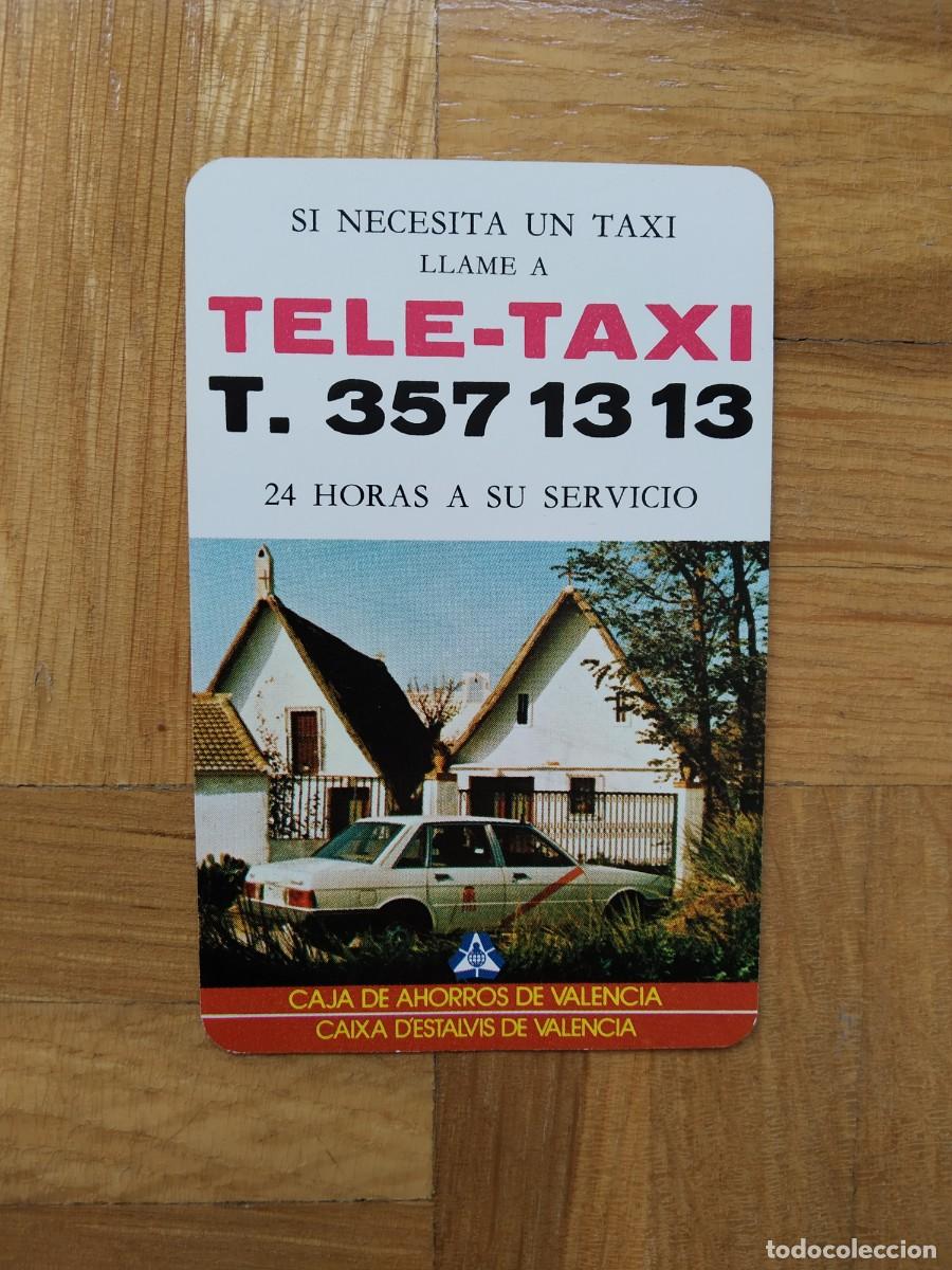 Collectables Calendars: CALENDARIO FOURNIER CAJA DE AHORROS DE VALENCIA TELE TAXI A&Ntilde;O 1986 VER FOTOS NUEVO