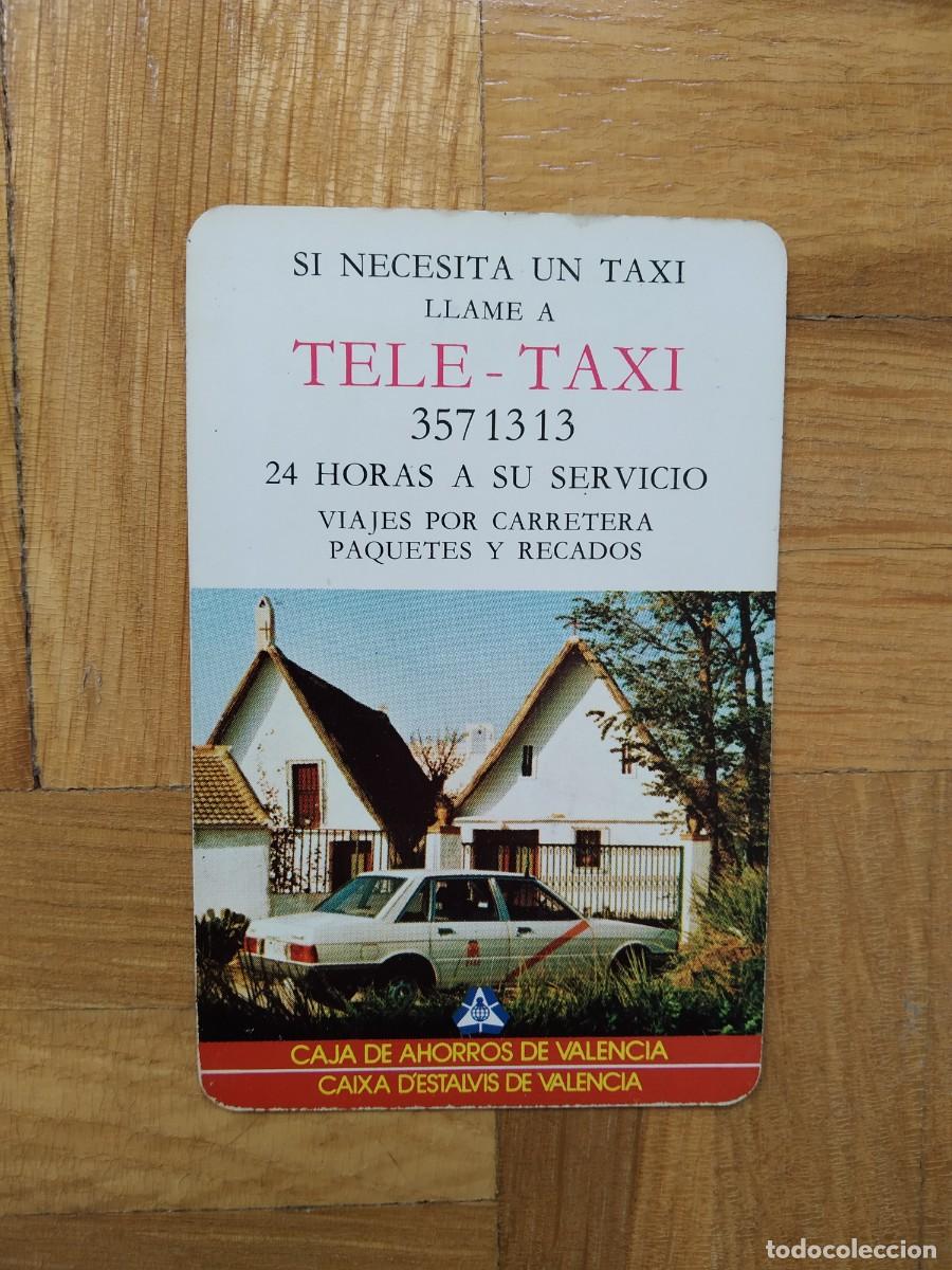 Collectables Calendars: CALENDARIO FOURNIER CAJA DE AHORROS DE VALENCIA TELE TAXI A&Ntilde;O 1987 VER FOTOS