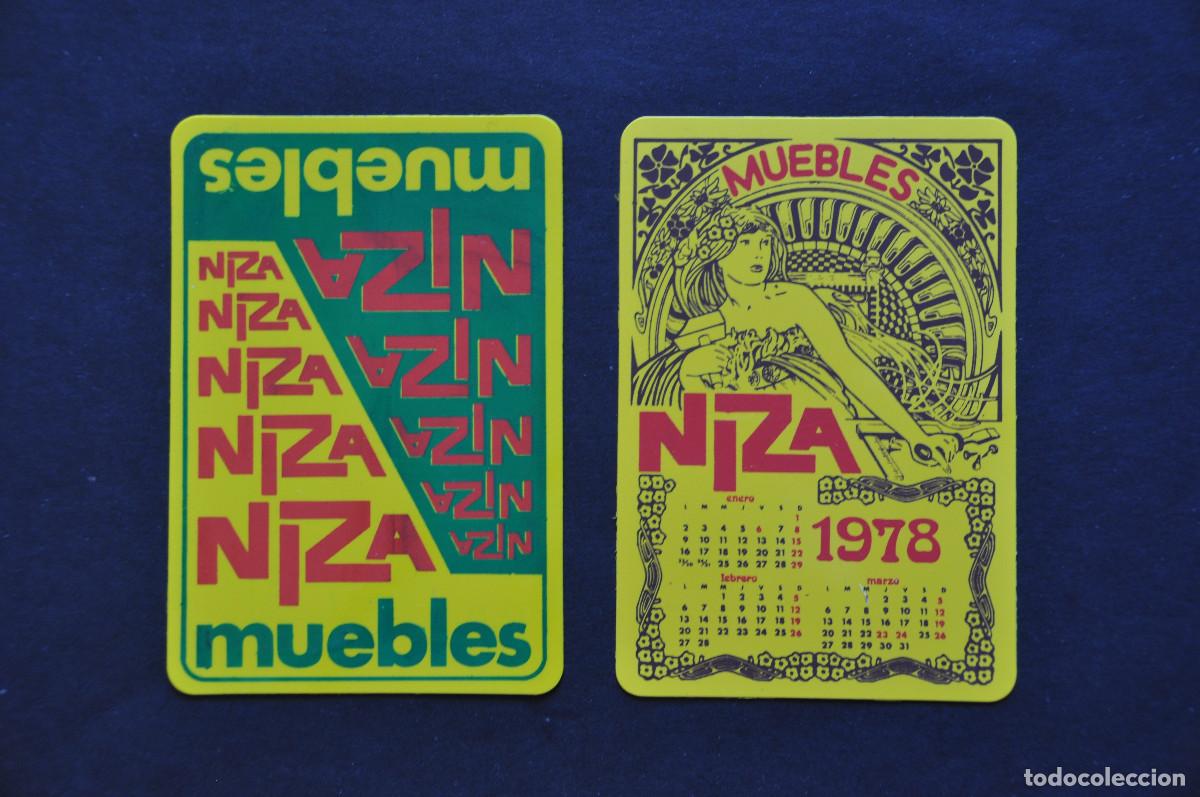 Coleccionismo Calendarios: CALENDARIOS MUEBLES NIZA (1977-1978)