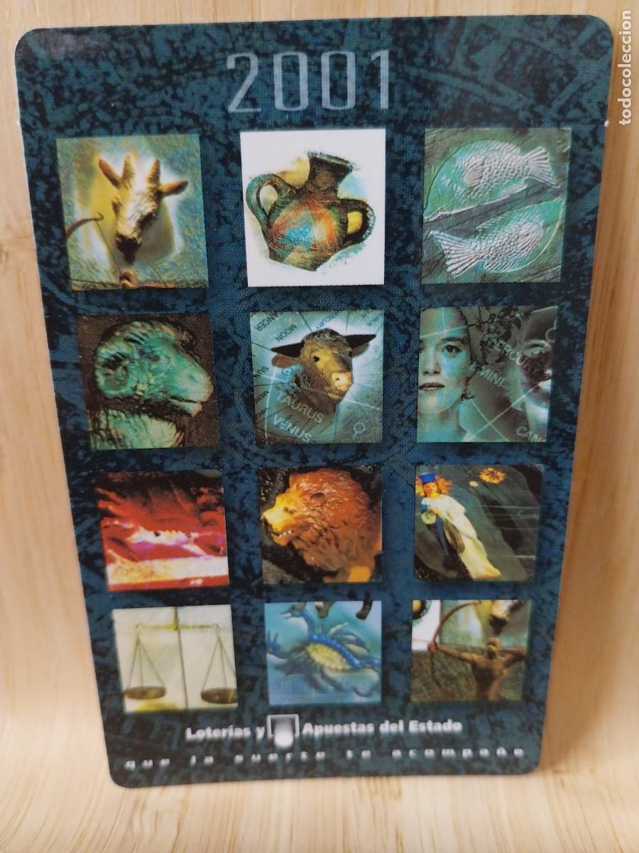 Coleccionismo Calendarios: LOTERIAS CALENDARIO A&Ntilde;O 2001 PUBLICIDAD *