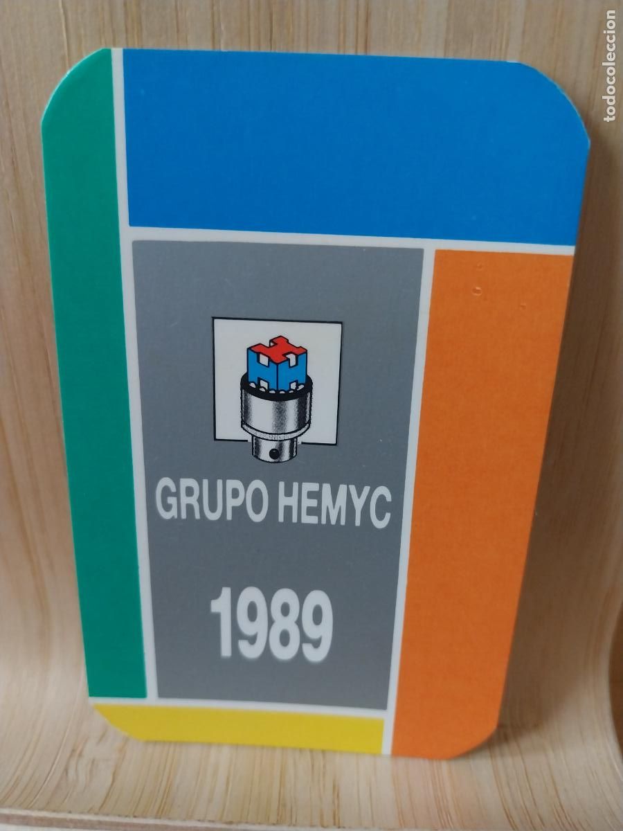 Coleccionismo Calendarios: GRUPO HEMYC CALENDARIO A&Ntilde;O 1989 PUBLICIDAD *INDUSTRIAL