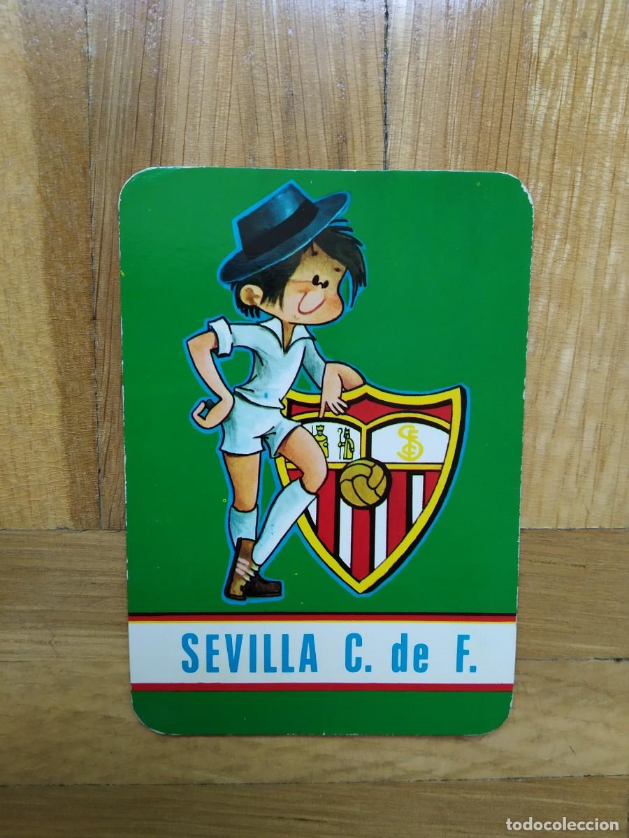 Sammeln von Kalendern: CALENDARIO DE FUTBOL DEL SEVILLA CLUB DE FUTBOL PE&Ntilde;A LA PERLA RUBIA A&Ntilde;O 1975 VER FOTOS