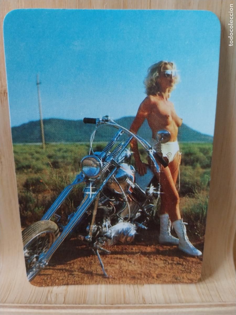 Coleccionismo Calendarios: EROTICO HARLEY MOTO CALENDARIO A&Ntilde;O 1987 PUBLICIDAD * AUTO ESCUELAS OPORTO REF 86