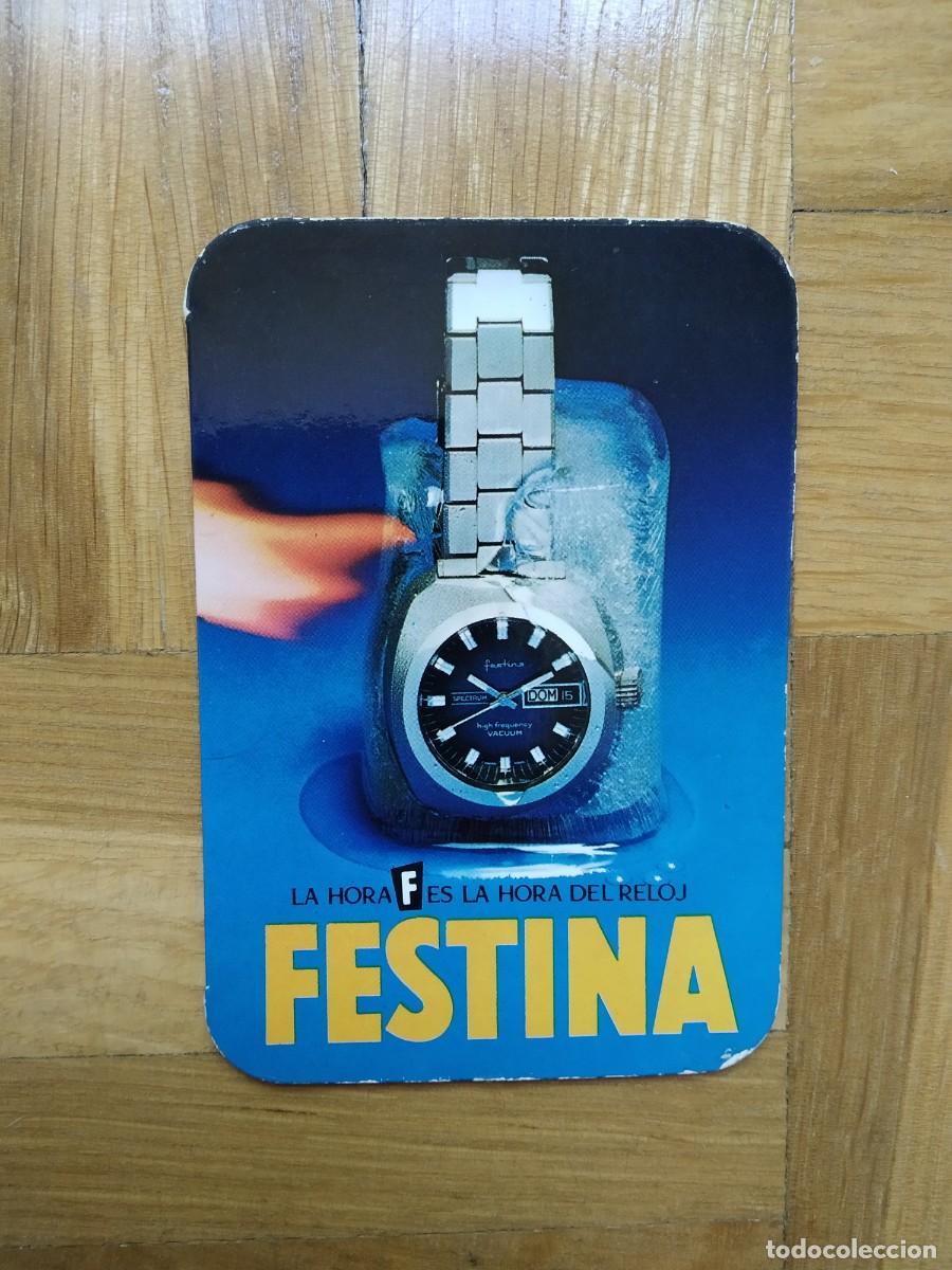 Sammeln von Kalendern: CALENDARIO PUBLICITARIO RELOJ FESTINA A&Ntilde;O 1975 VER FOTOS