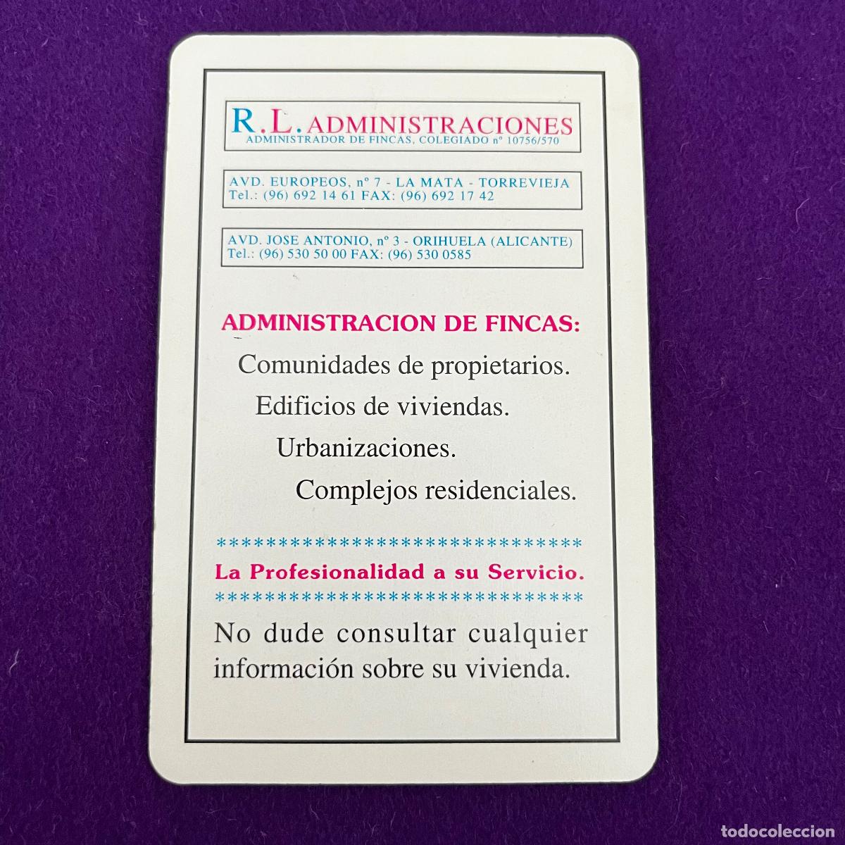 Collectables Calendars: CALENDARIO FOURNIER. R.L. ADMINISTRACIONES. 1995.
