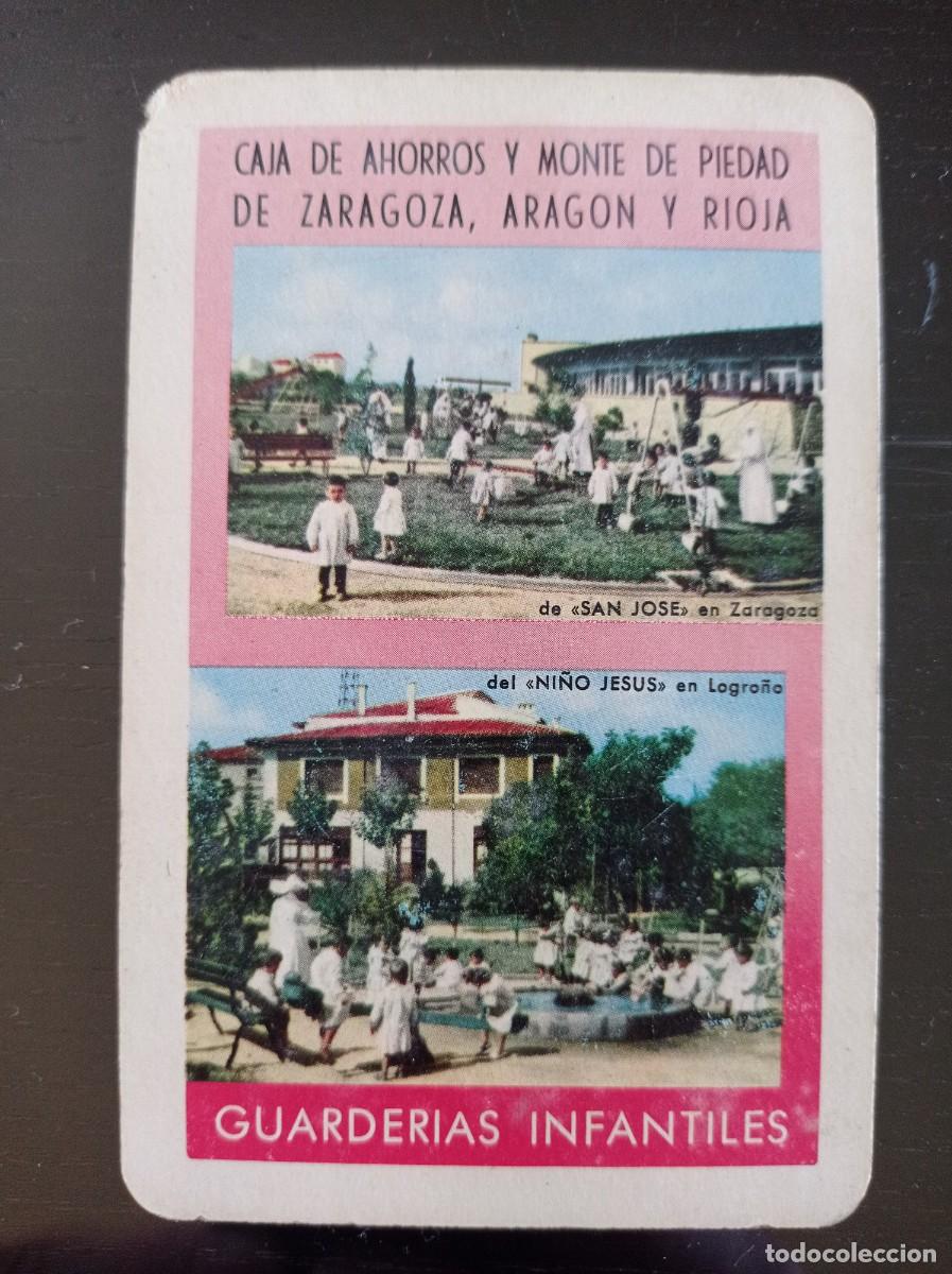 Coleccionismo Calendarios: CALENDARIO FOURNIER. CAJA DE AHORROS Y MONTE DE PIEDAD DE ZARAGOZA, ARAG&Oacute;N Y RIOJA. A&Ntilde;O 1960