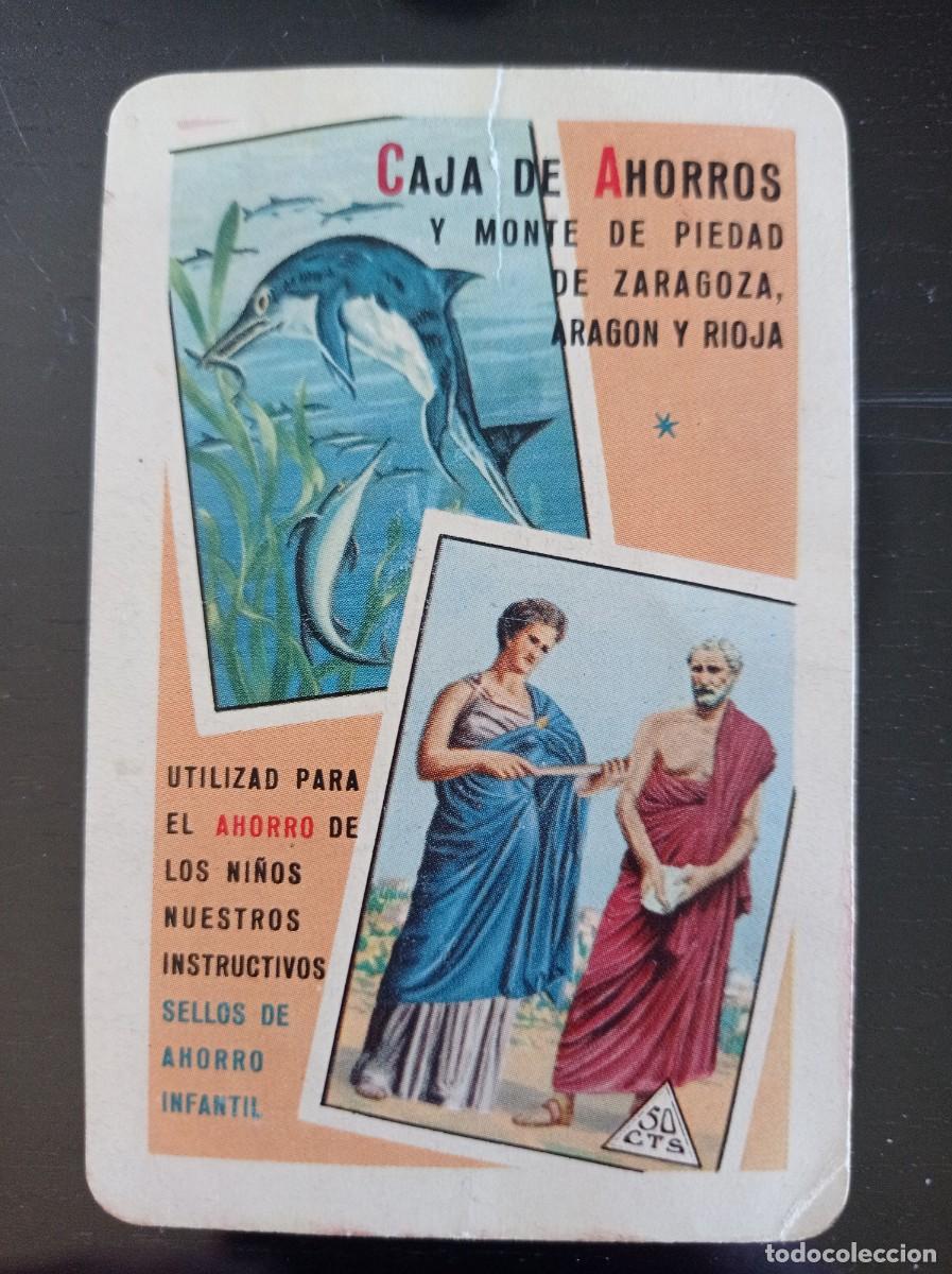 Coleccionismo Calendarios: CALENDARIO FOURNIER. CAJA DE AHORROS Y MONTE DE PIEDAD DE ZARAGOZA, ARAG&Oacute;N Y RIOJA. A&Ntilde;O 1961