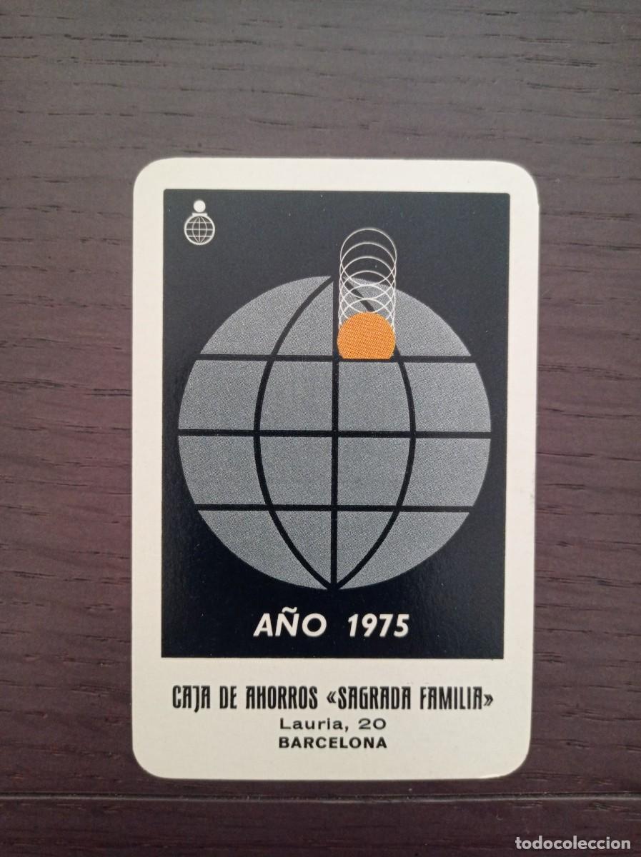 Coleccionismo Calendarios: CALENDARIO FOURNIER. CAJA DE AHORROS SAGRADA FAMILIA. LAURIA 20. BARCELONA. A&Ntilde;O 1975