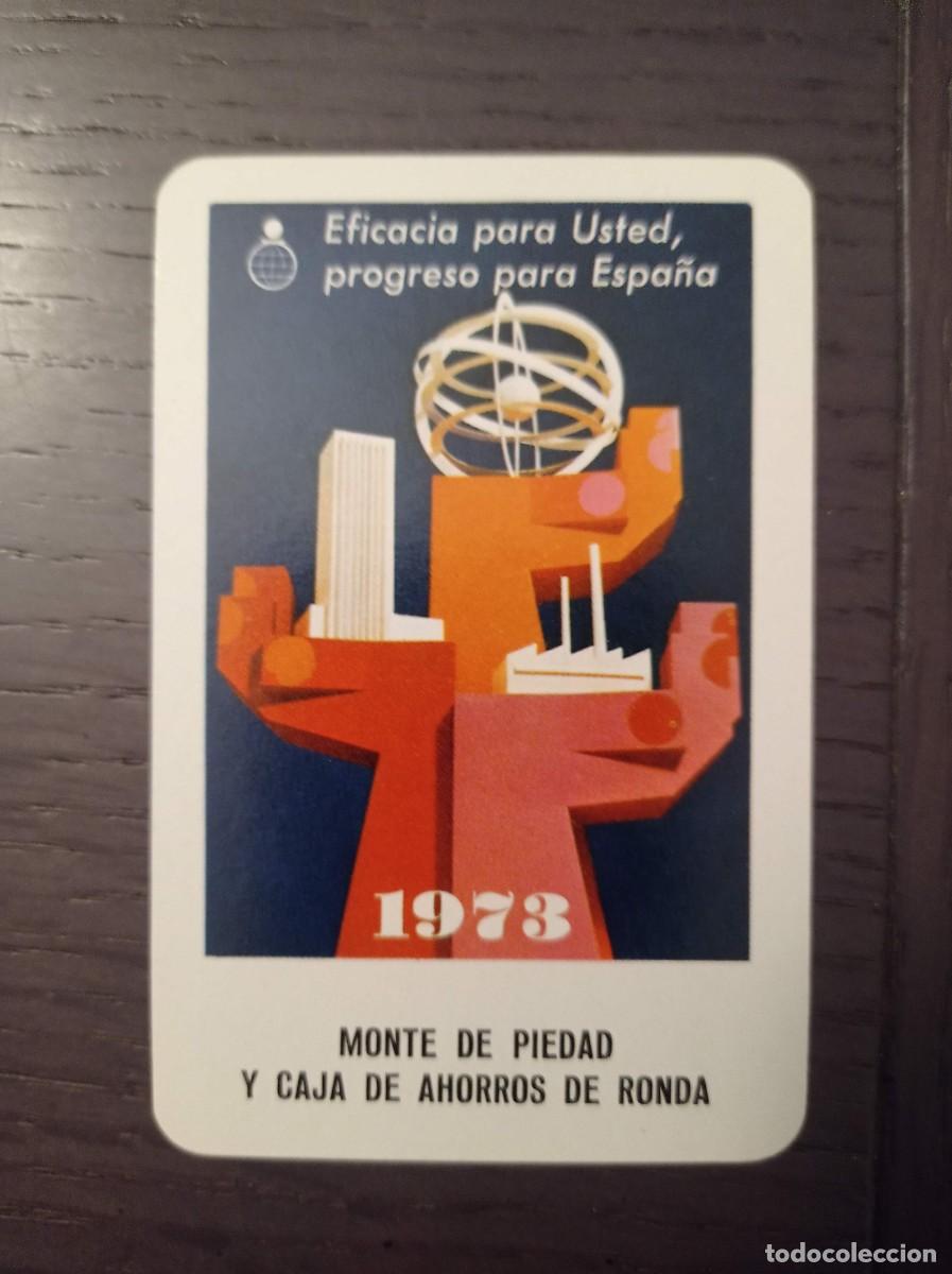 Coleccionismo Calendarios: CALENDARIO FOURNIER. MONTE DE PIEDAD Y CAJA DE AHORROS DE RONDA. A&Ntilde;O 1973