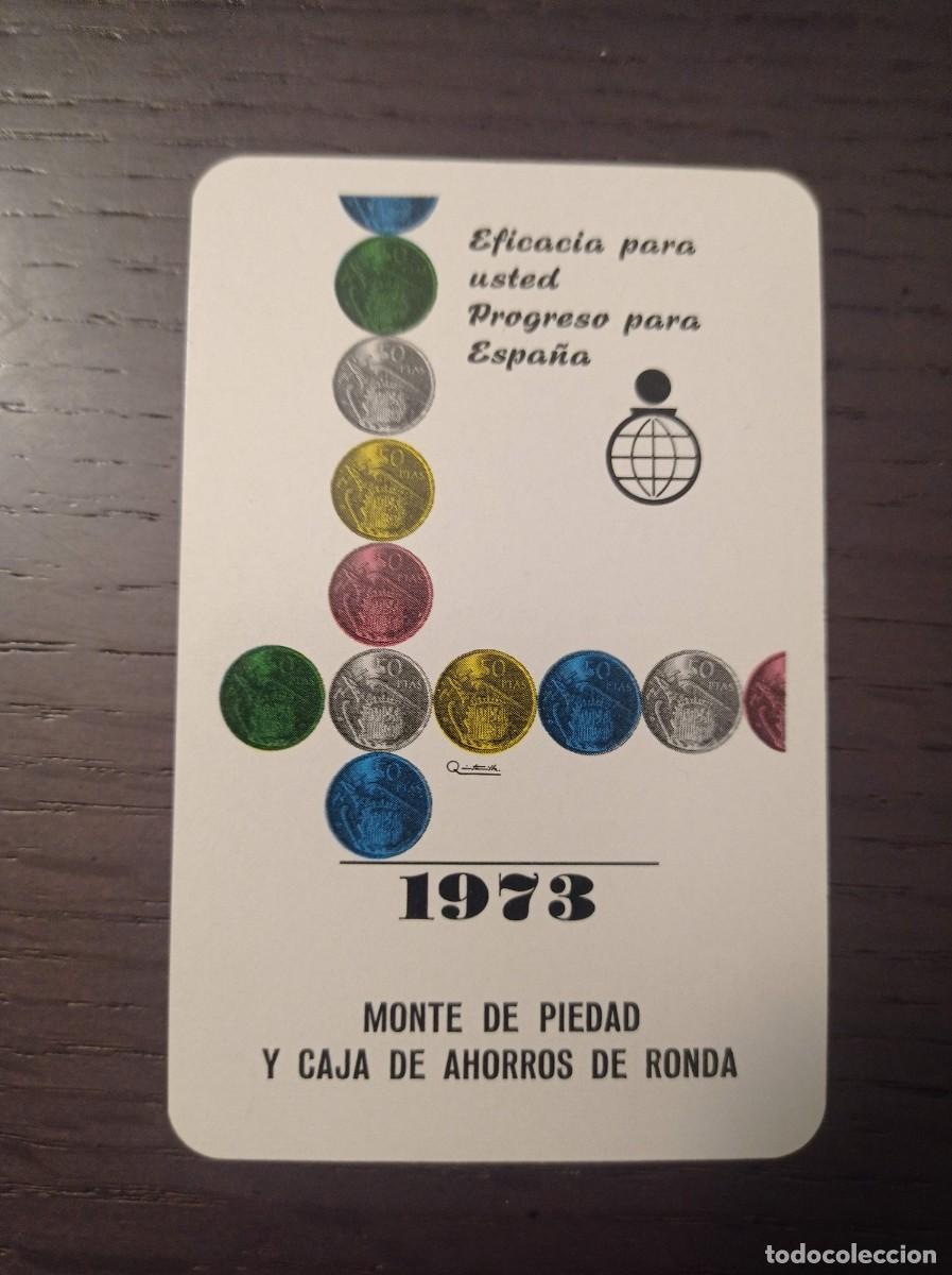Coleccionismo Calendarios: CALENDARIO FOURNIER. MONTE DE PIEDAD Y CAJA DE AHORROS DE RONDA. A&Ntilde;O 1973