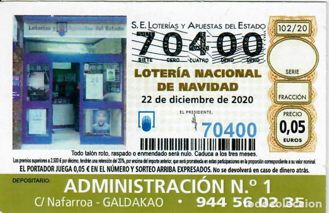 Coleccionismo Calendarios: CALENDARIO DE PUBLICIDAD - A&Ntilde;O 2021 - LOTER&Iacute;A
