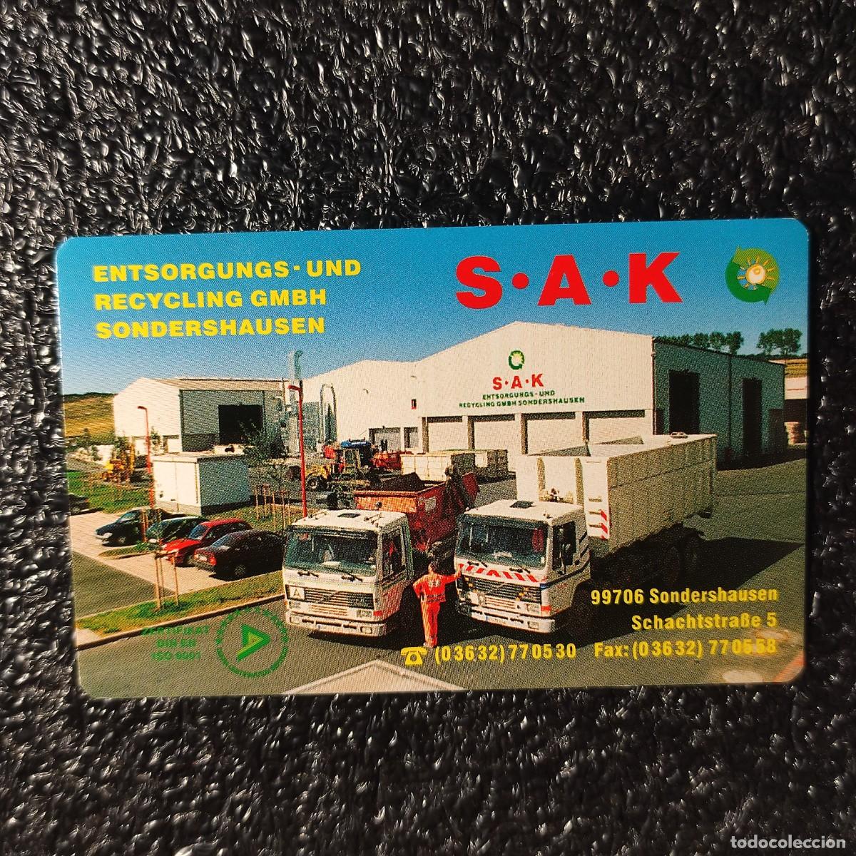 Coleccionismo Calendarios: CALENDARIO CAMIONES . S.A.K. en Sondershausen.1999 * RECICLAJE * ALEMANIA ** T2