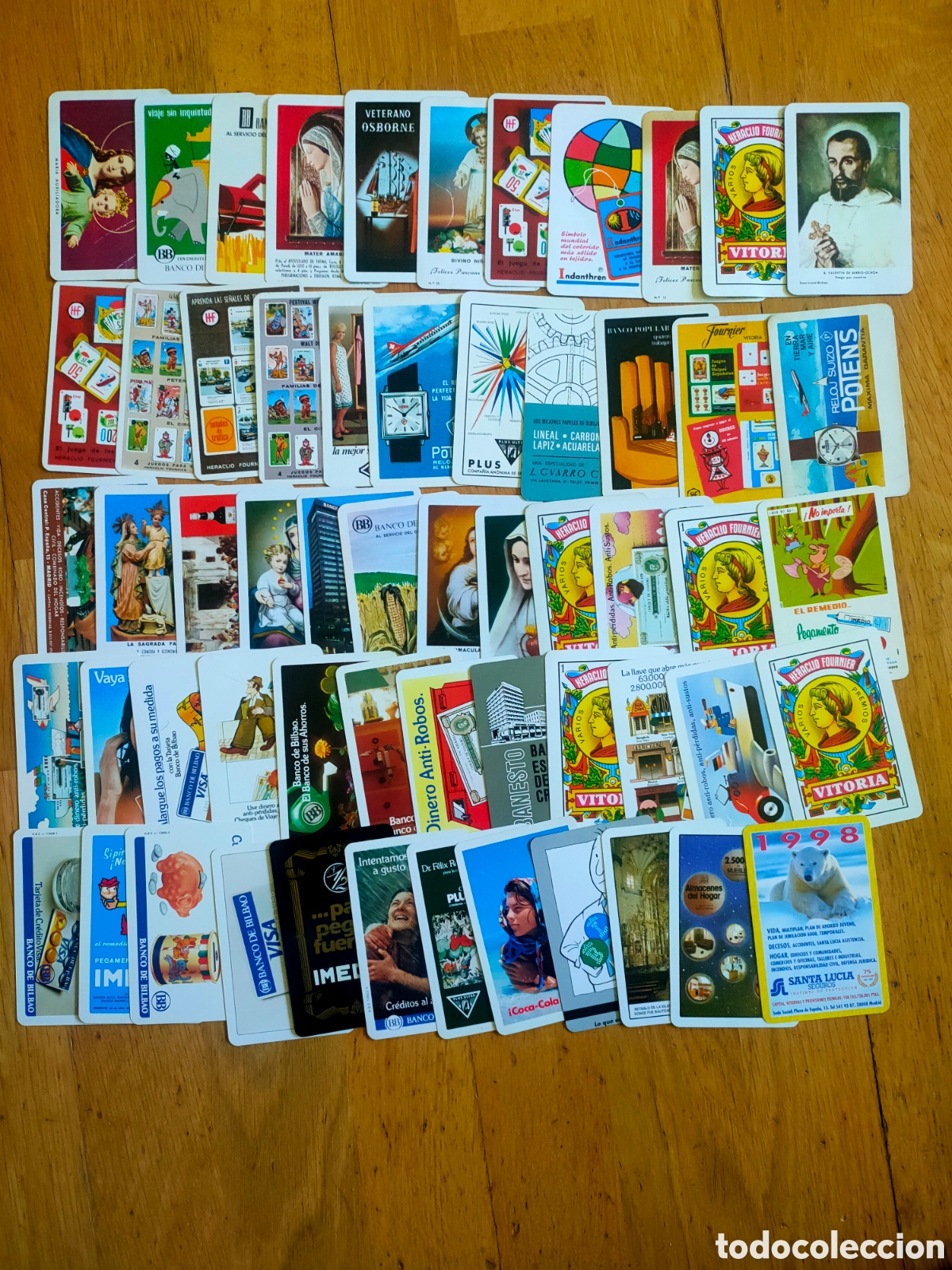 Sammeln von Kalendern: Lote Fournier 58 calendarios,desde 1972 a 1998