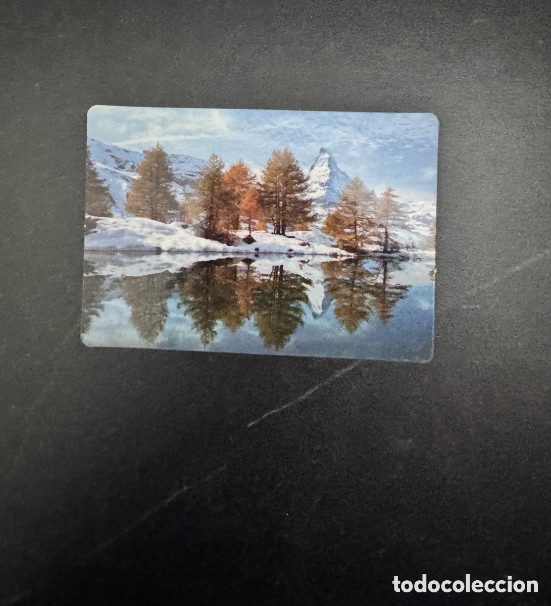 Coleccionismo Calendarios: Calendario publicitario paisaje nevado