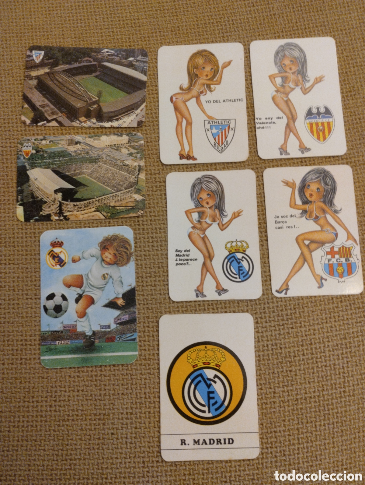 Coleccionismo Calendarios: Lote calendarios antiguos Futbol