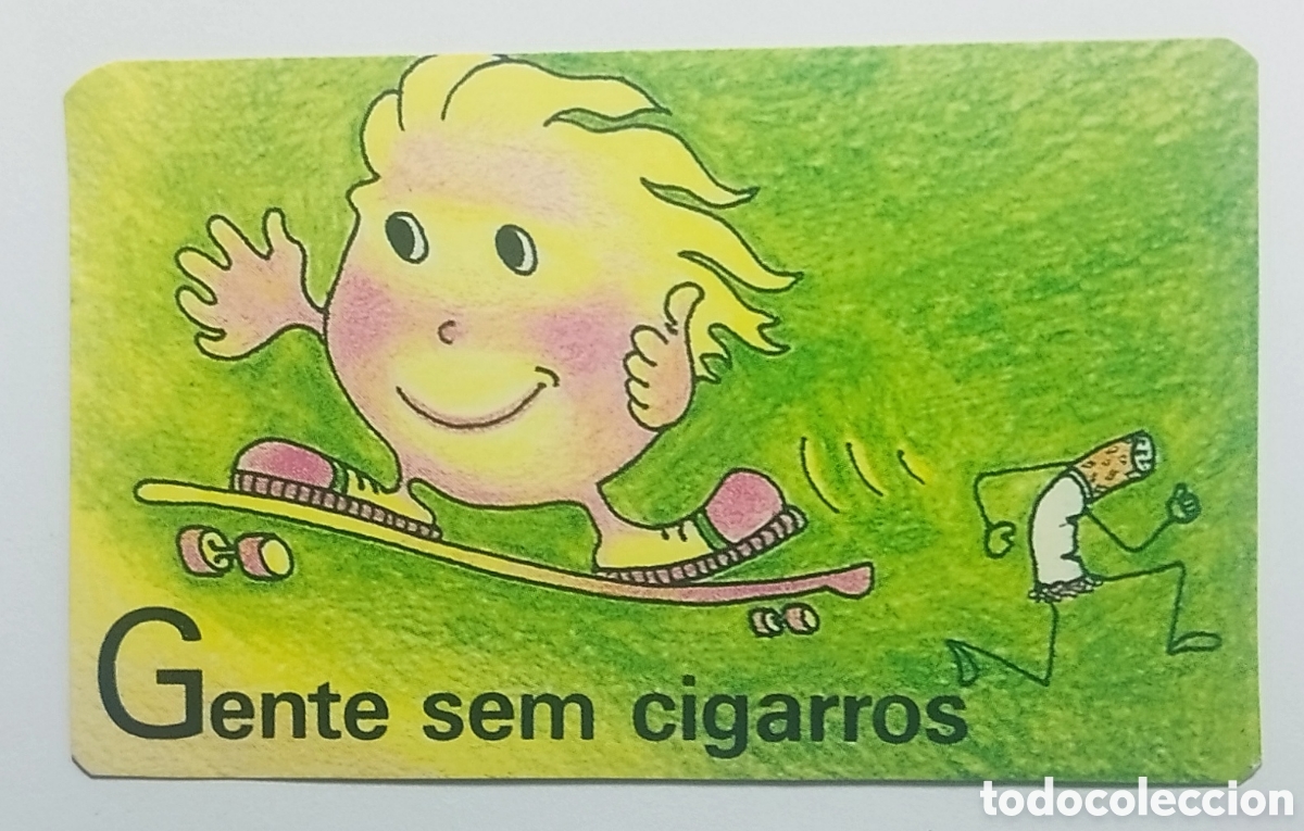 Collezionismo Calendari: Calend&aacute;rio de Bolso 1993 - Liga Portuguesa Contra o Cancro (Gente sem cigarros)
