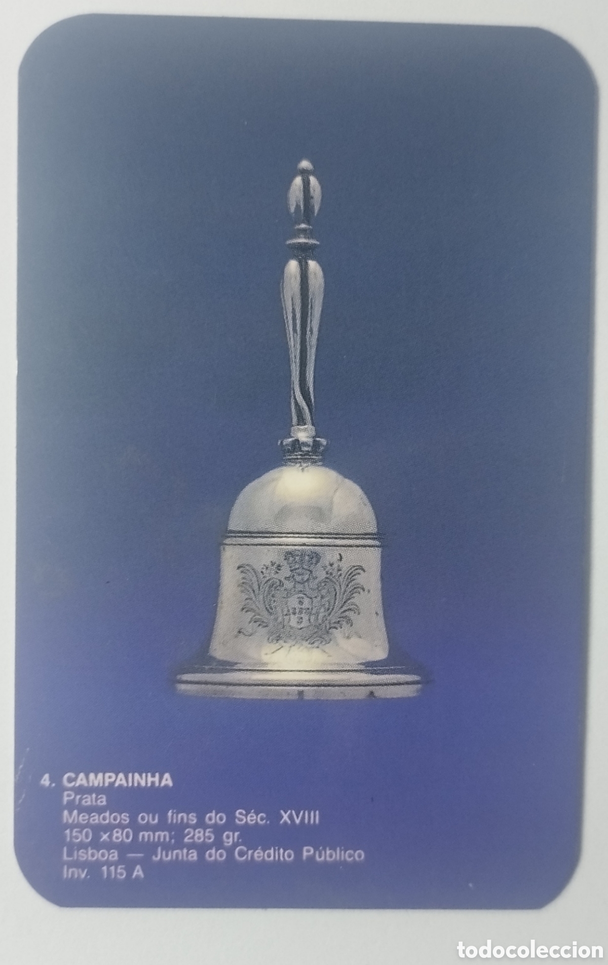 Coleccionismo Calendarios: Calend&aacute;rio de Bolso 1992 - Junta do Cr&eacute;dito P&uacute;blico (Campainha de Prata S&eacute;c. XVIII)