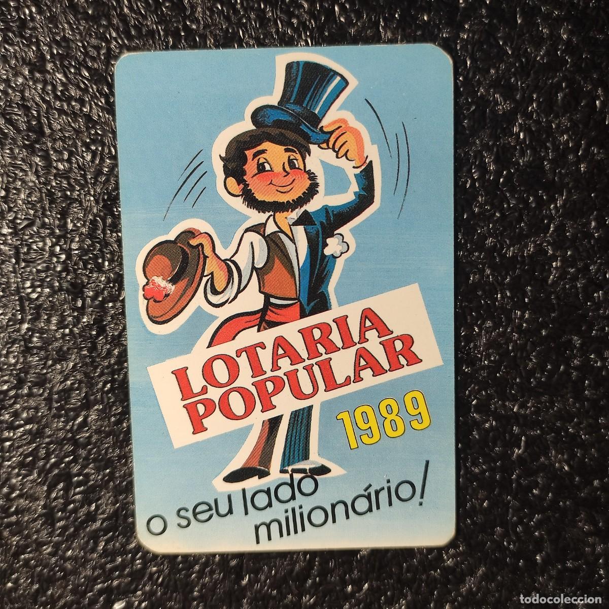 Coleccionismo Calendarios: CALENDARIOS .Loteria Nacional de Portugal de 1989 ** Portugal * T0