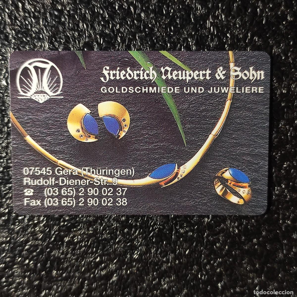 Coleccionismo Calendarios: CALENDARIO JOYERIA Friedrich Neupert & Son 1998** TURINGIA . ALEMANIA ** T4