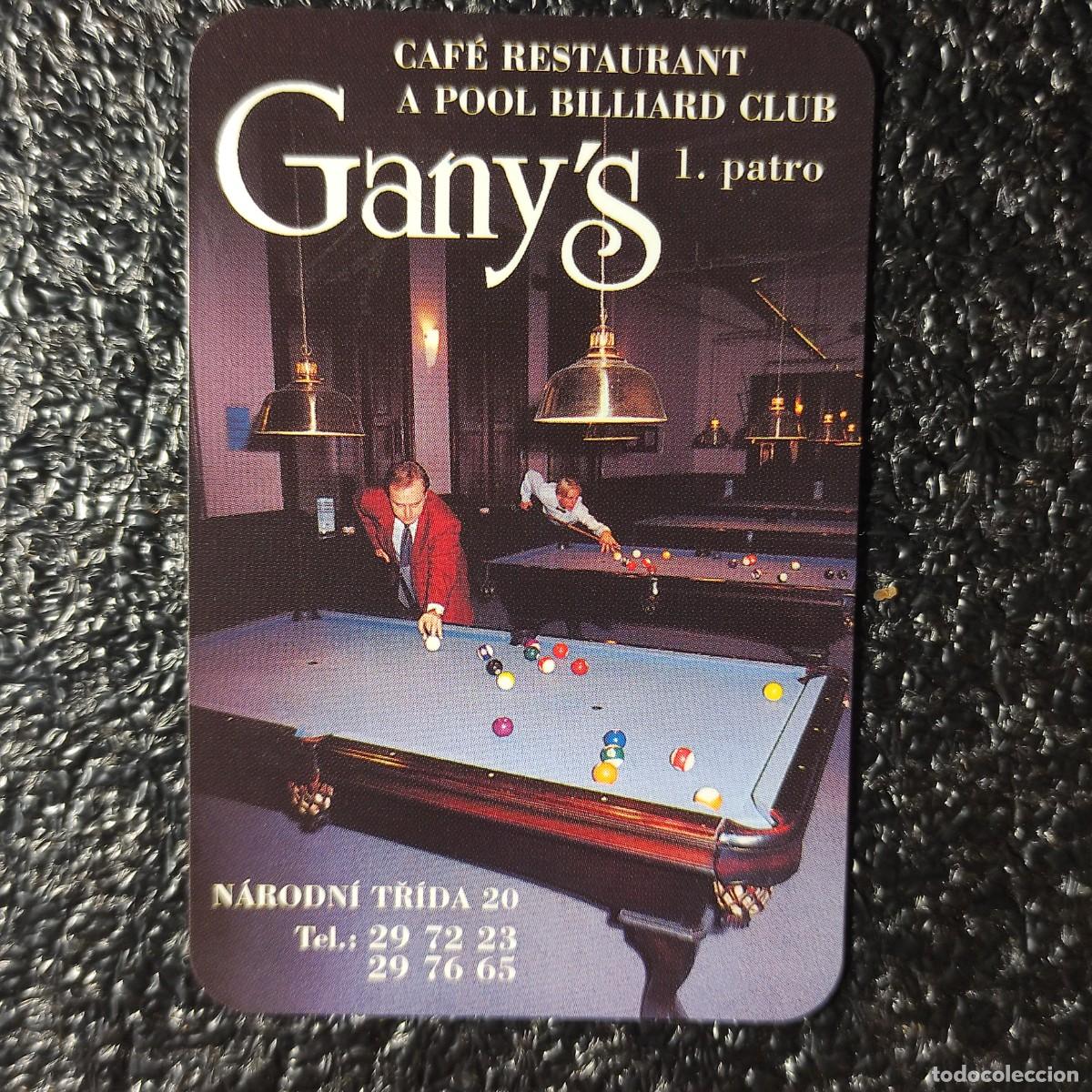Coleccionismo Calendarios: CALENDARIO . Gany's Caf&eacute; Restaurant A Pool Billiard Club 1997 ** PRAGA . REPUBLICA CHECA ** T4