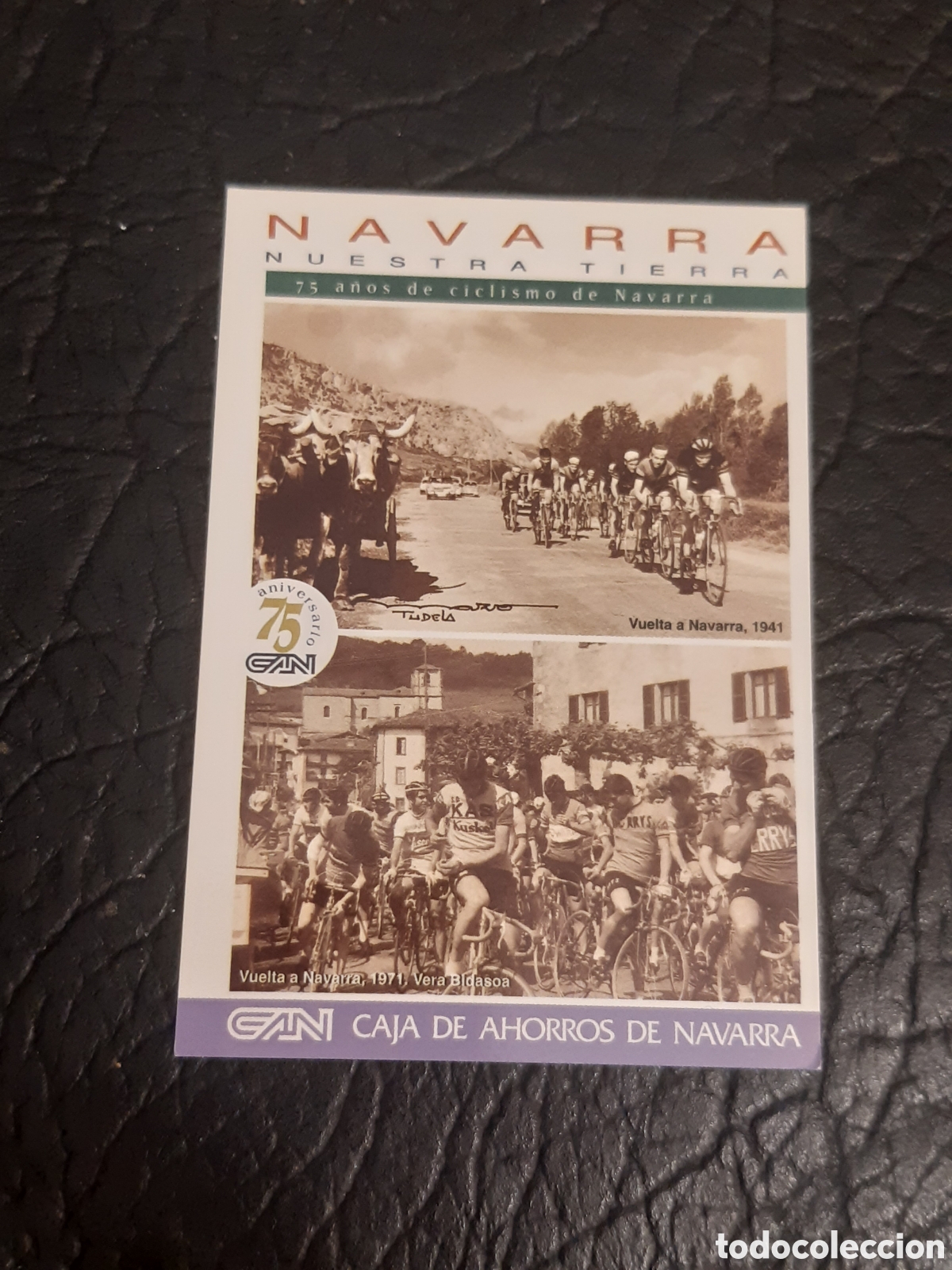 Coleccionismo Calendarios: Calendario Caja Ahorros de Navarra 1996 ciclismo