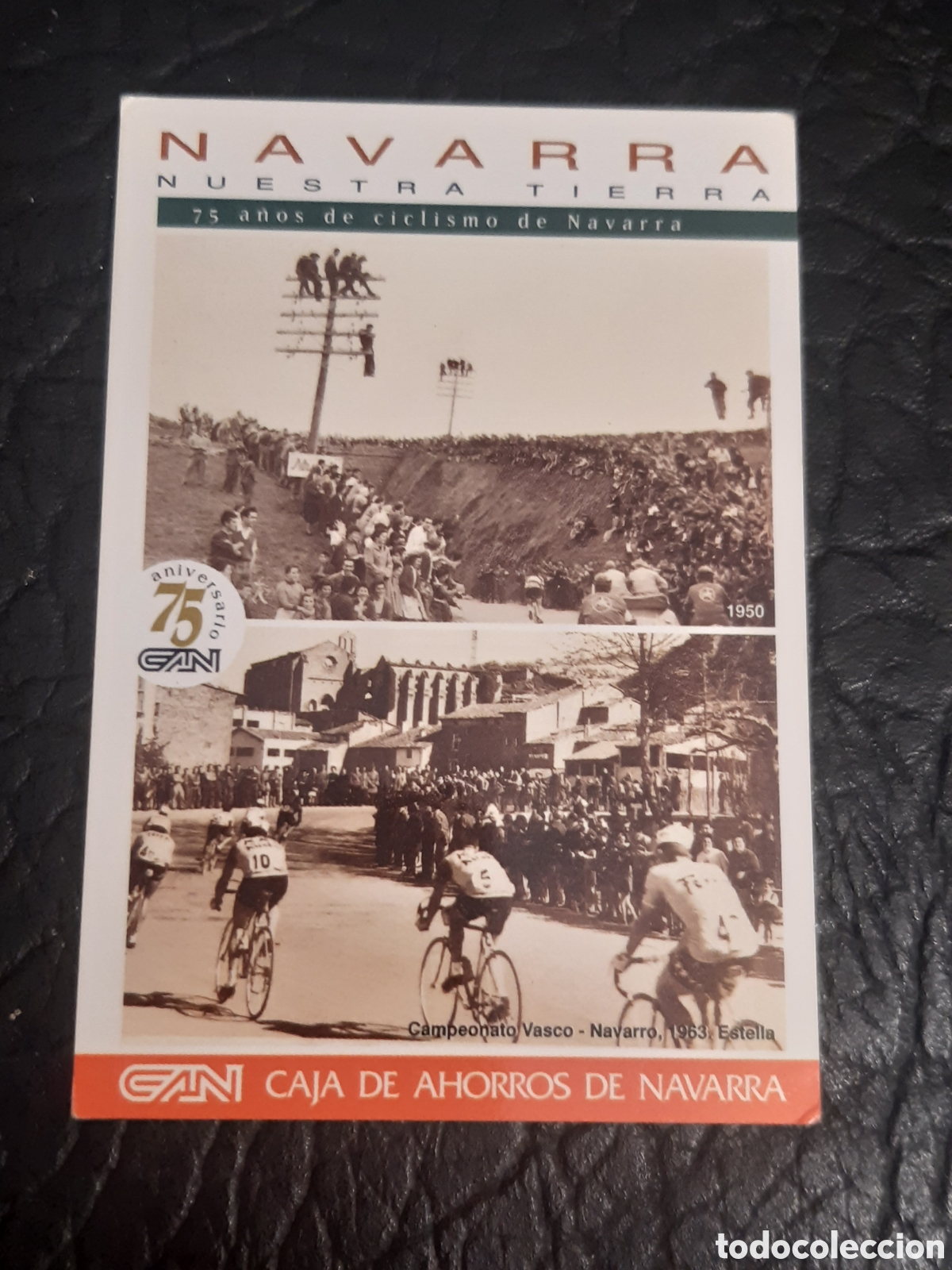 Coleccionismo Calendarios: Calendario Caja Ahorros de Navarra ciclismo 1996