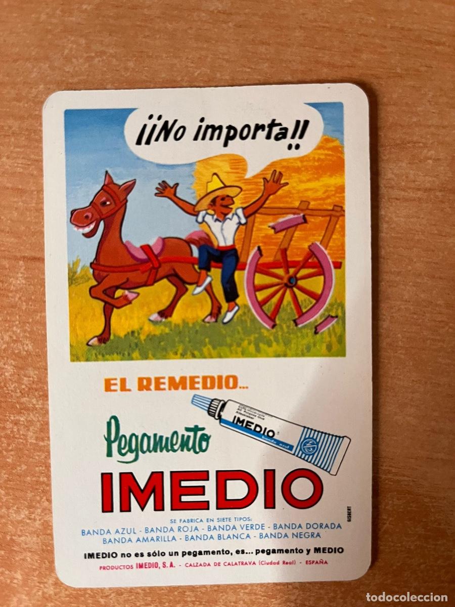 Coleccionismo Calendarios: Calendario Fournier. Pegamento Imedio 1980