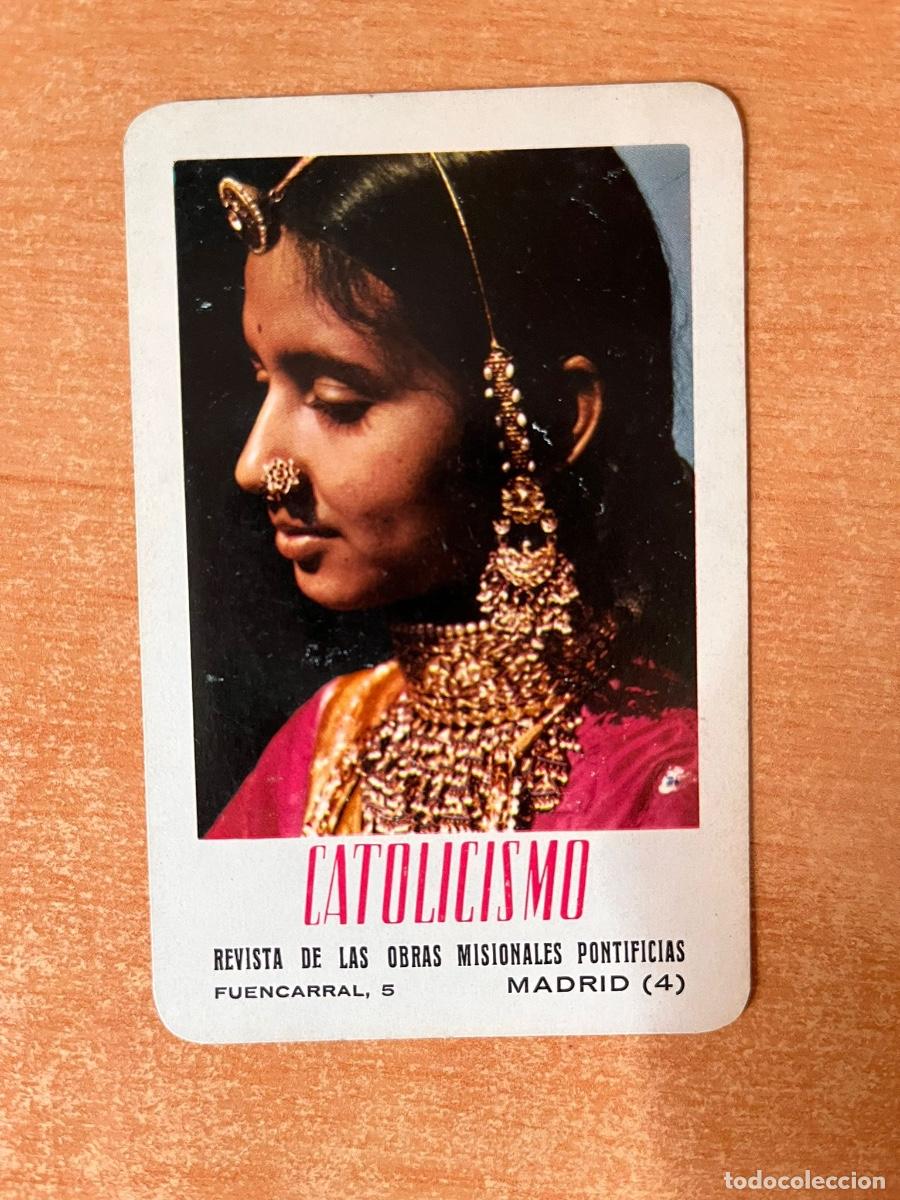 Coleccionismo Calendarios: Calendario Fournier. Catolicismo. Obras misionales pontificias 1965