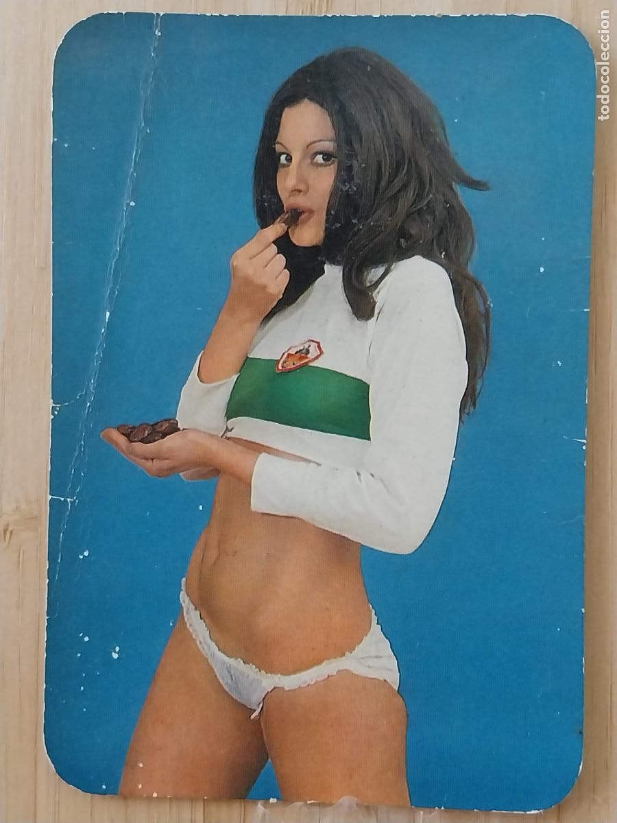 Coleccionismo Calendarios: ELCHE CHICA CALENDARIO 1977 PUBLICIDAD BAR RAFA REF 17085/18