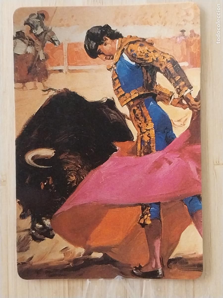 Coleccionismo Calendarios: TAUROMAQUIA ILUSTRACION CALENDARIO 1991 PUBLICIDAD JUAN LLANOS BAR PACHANGA REF MP 49