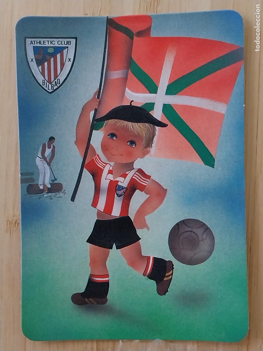 Coleccionismo Calendarios: BILBAO FUTBOL ILUSTRACION CALENDARIO 1988 PUBLICIDAD BAR JUSTO HERNANI REF MP 154