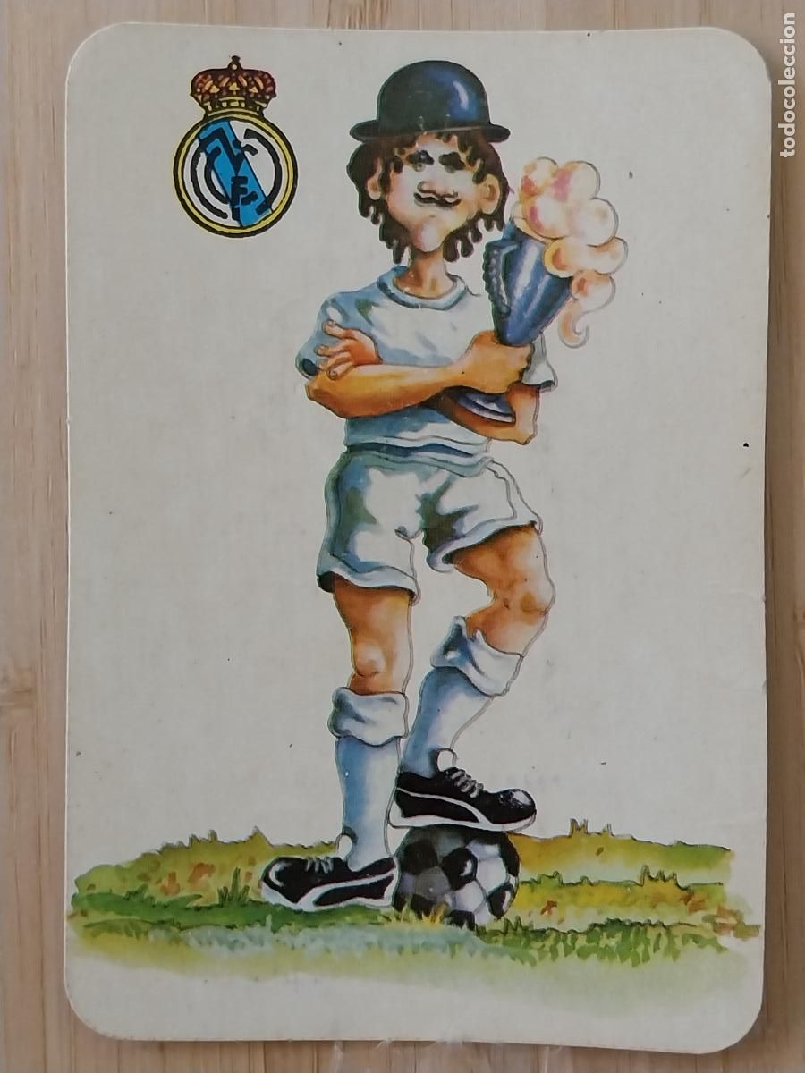 Coleccionismo Calendarios: REAL MADRID FUTBOL ILUSTRACION CALENDARIO 1980 PUBLICIDAD DECORACIONES DONOSTIARRA
