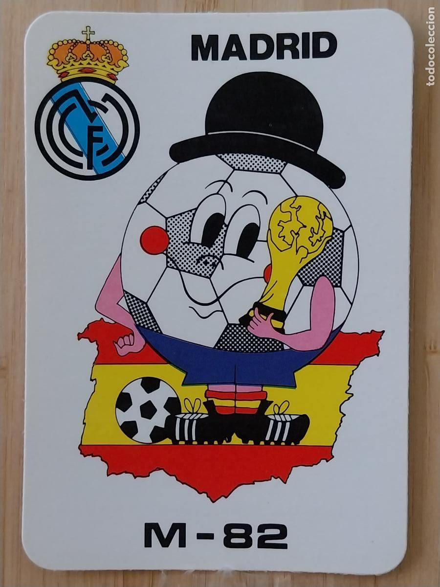 Coleccionismo Calendarios: REAL MADRID FUTBOL ILUSTRACION CALENDARIO 1982 PUBLICIDAD DECORACIONES DONOSTIARRA REF DIA DIA