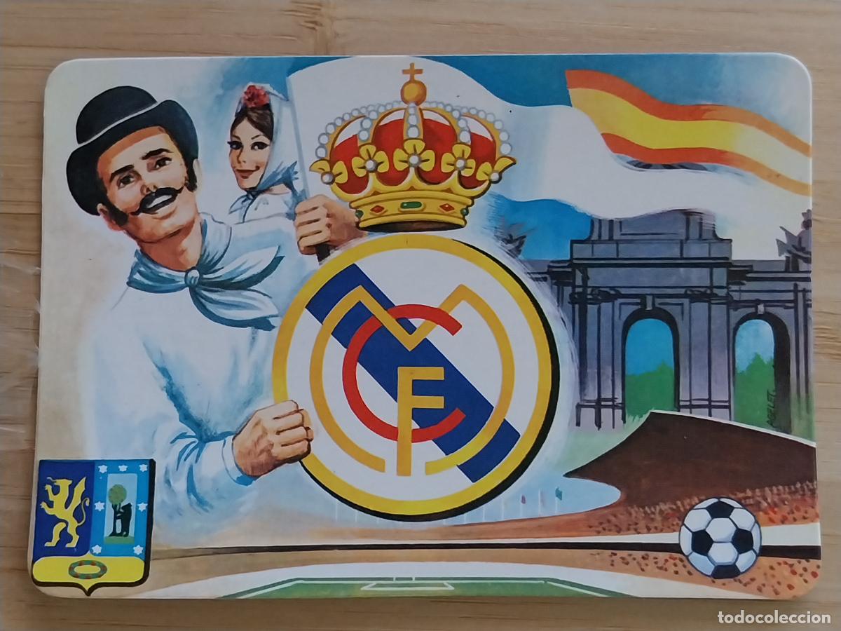 Coleccionismo Calendarios: REAL MADRID FUTBOL ILUSTRACION CALENDARIO 1984 PUBLICIDAD BAR OASIS NAVA RICOMALILLO TOLEDO