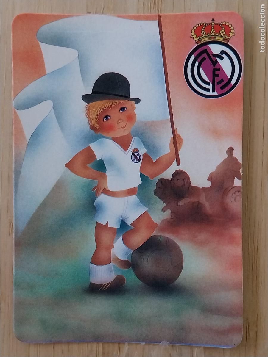 Coleccionismo Calendarios: REAL MADRID FUTBOL ILUSTRACION CALENDARIO 1988 PUBLICIDAD MESON CASTILLEJOS REF MP 151