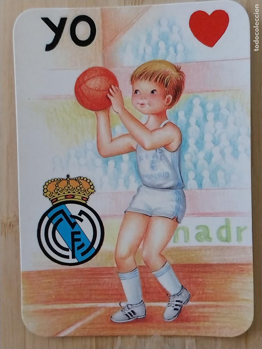 Coleccionismo Calendarios: REAL MADRID BALONCESTO ILUSTRACION CALENDARIO 1987 SIN PUBLICIDAD REF 981