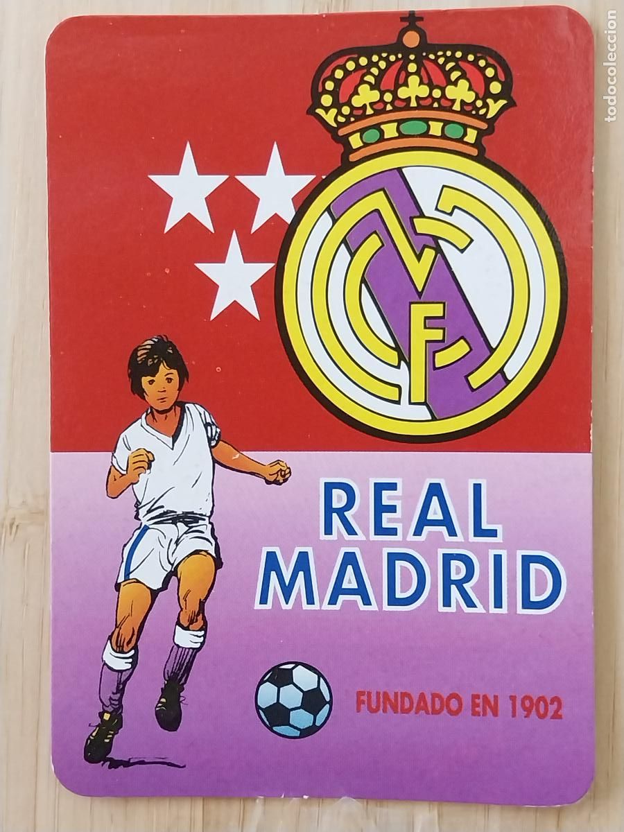 Coleccionismo Calendarios: REAL MADRID FUTBOL ILUSTRACION CALENDARIO 1997 PUBLICIDAD DECORACIONES DONOSTIARRA REF EGC 159