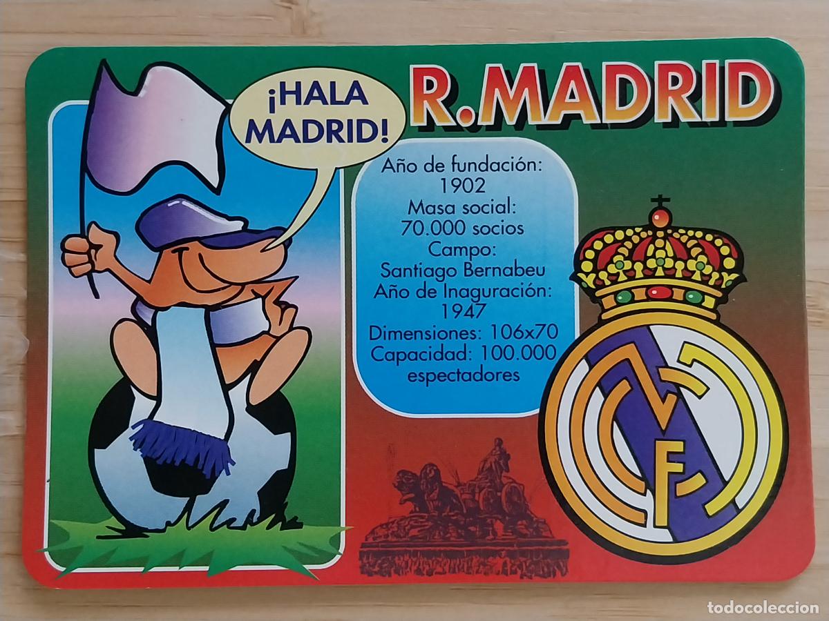 Coleccionismo Calendarios: REAL MADRID FUTBOL ILUSTRACION CALENDARIO 1998 PUBLICIDAD DECORACIONES DONOSTIARRA REF 172