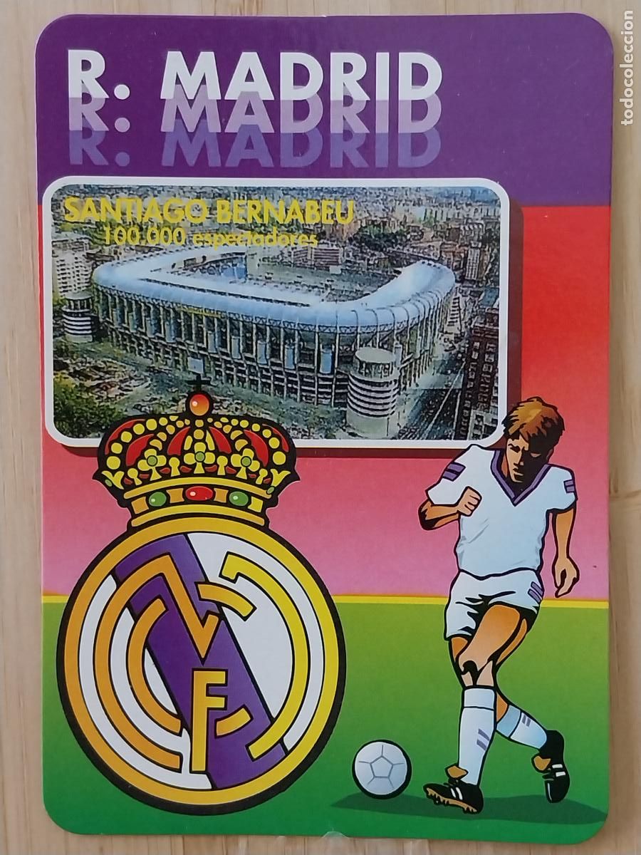 Coleccionismo Calendarios: REAL MADRID FUTBOL ILUSTRACION CALENDARIO 1998 PUBLI DECO DONOSTIARRA REF 174